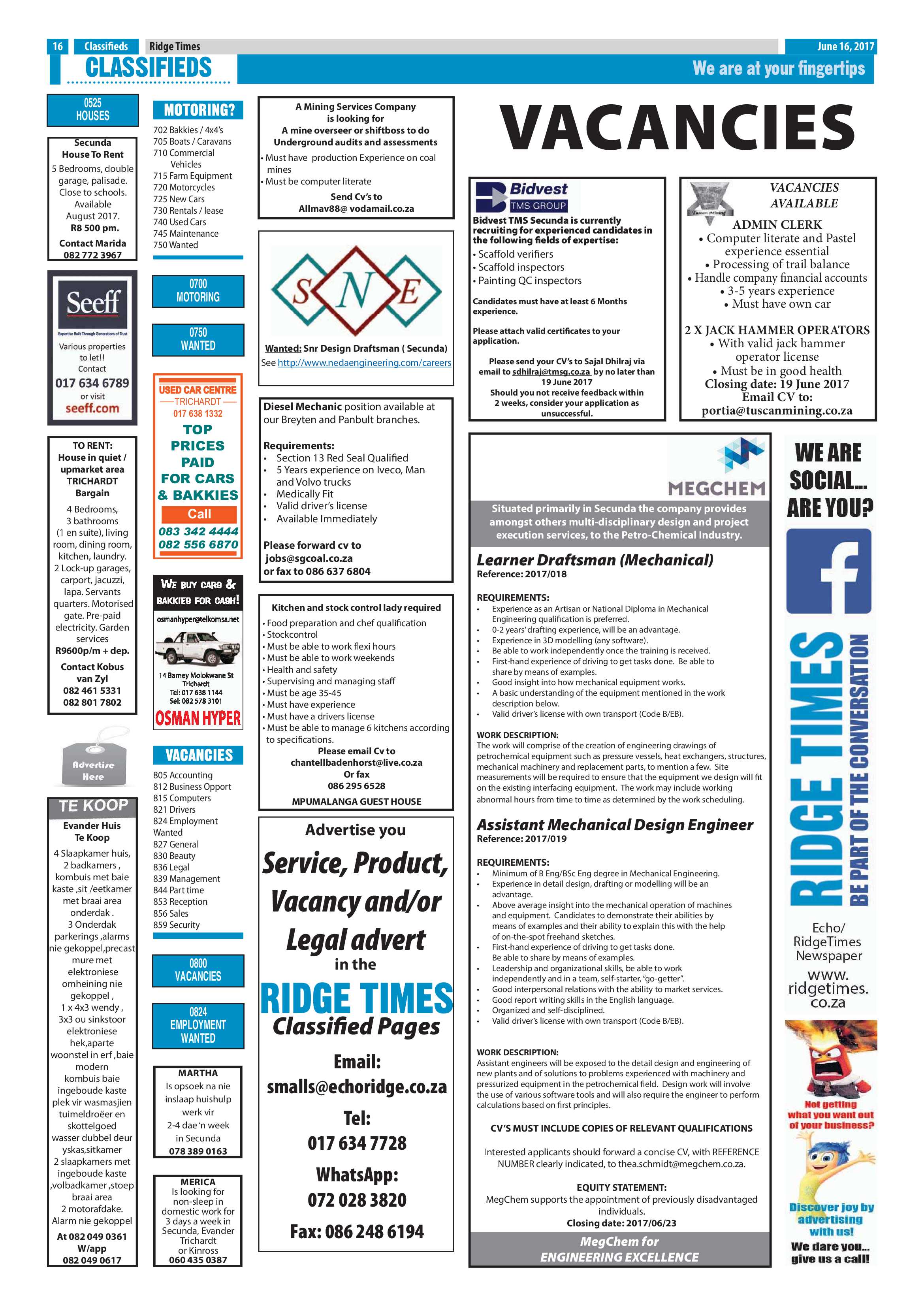 Ridge Times, 16 June 2017 page 16