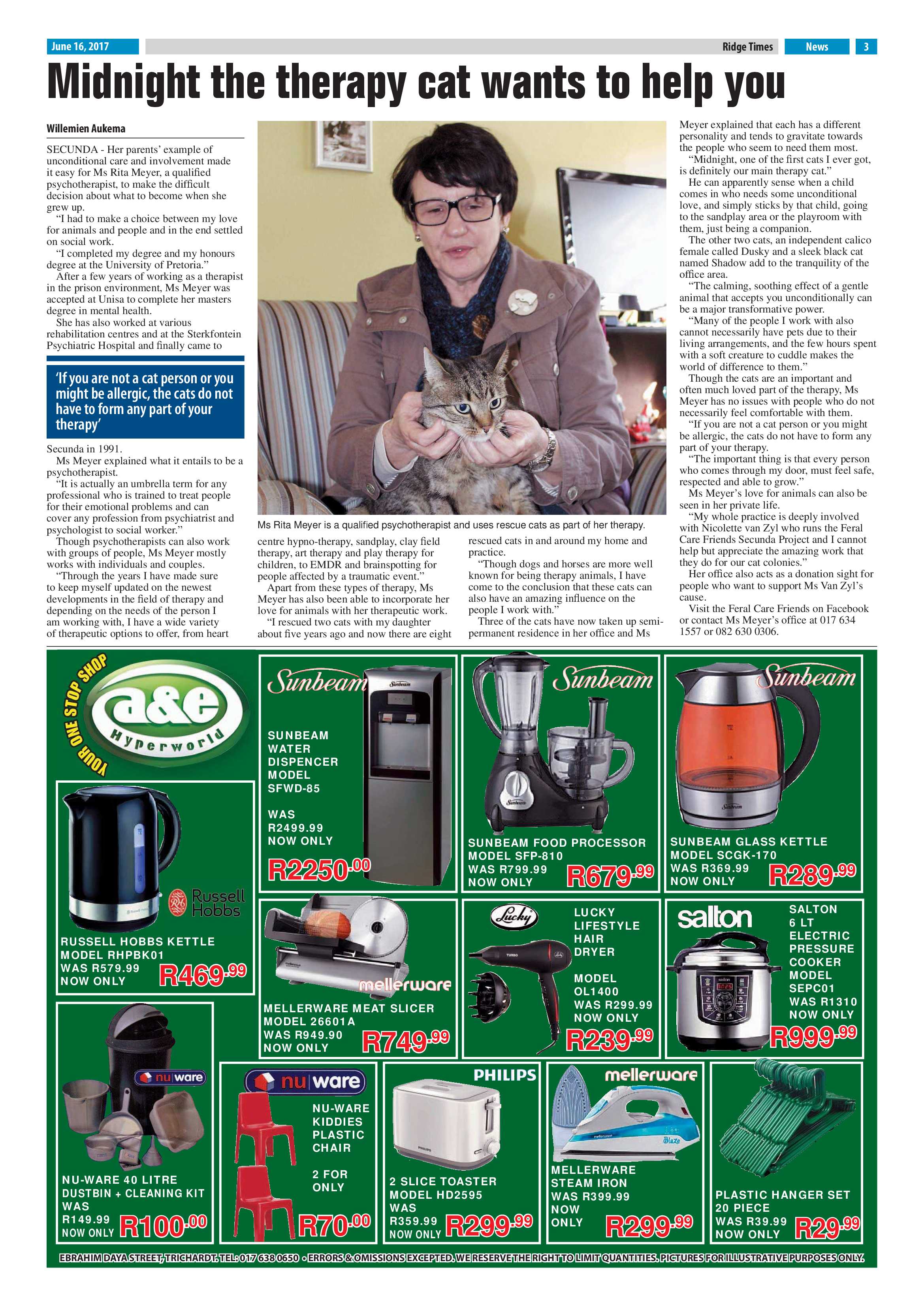 Ridge Times, 16 June 2017 page 3
