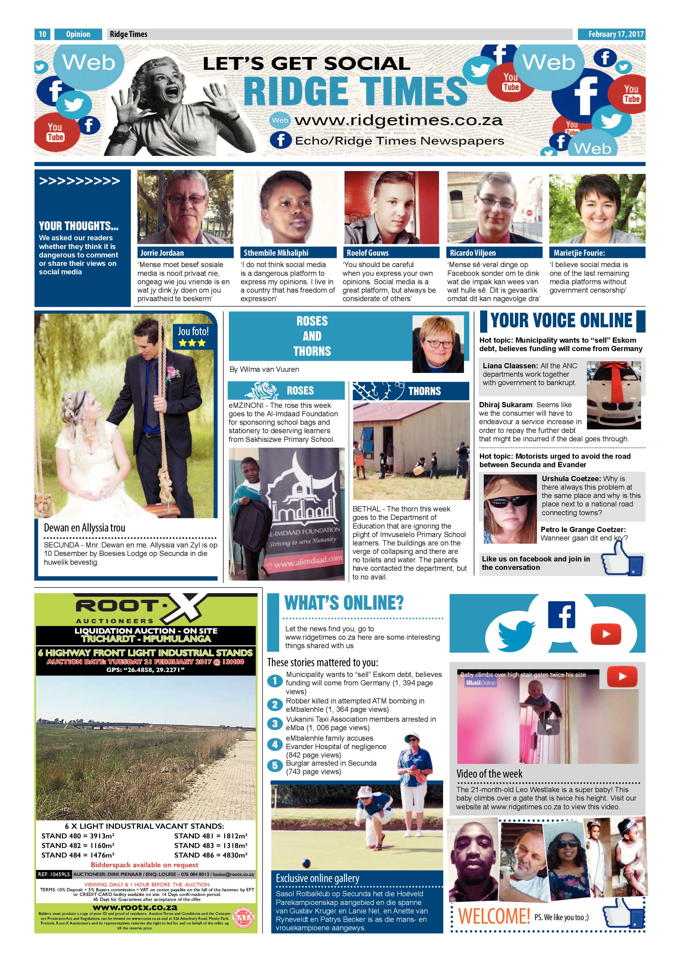 Ridge Times, 17 February 2017 page 10