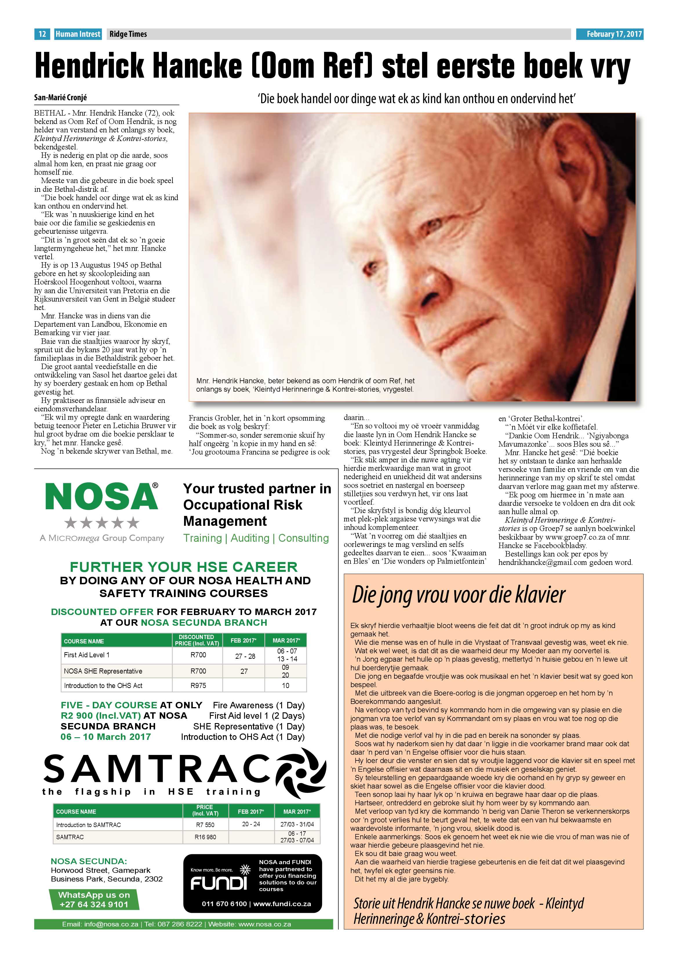 Ridge Times, 17 February 2017 page 12