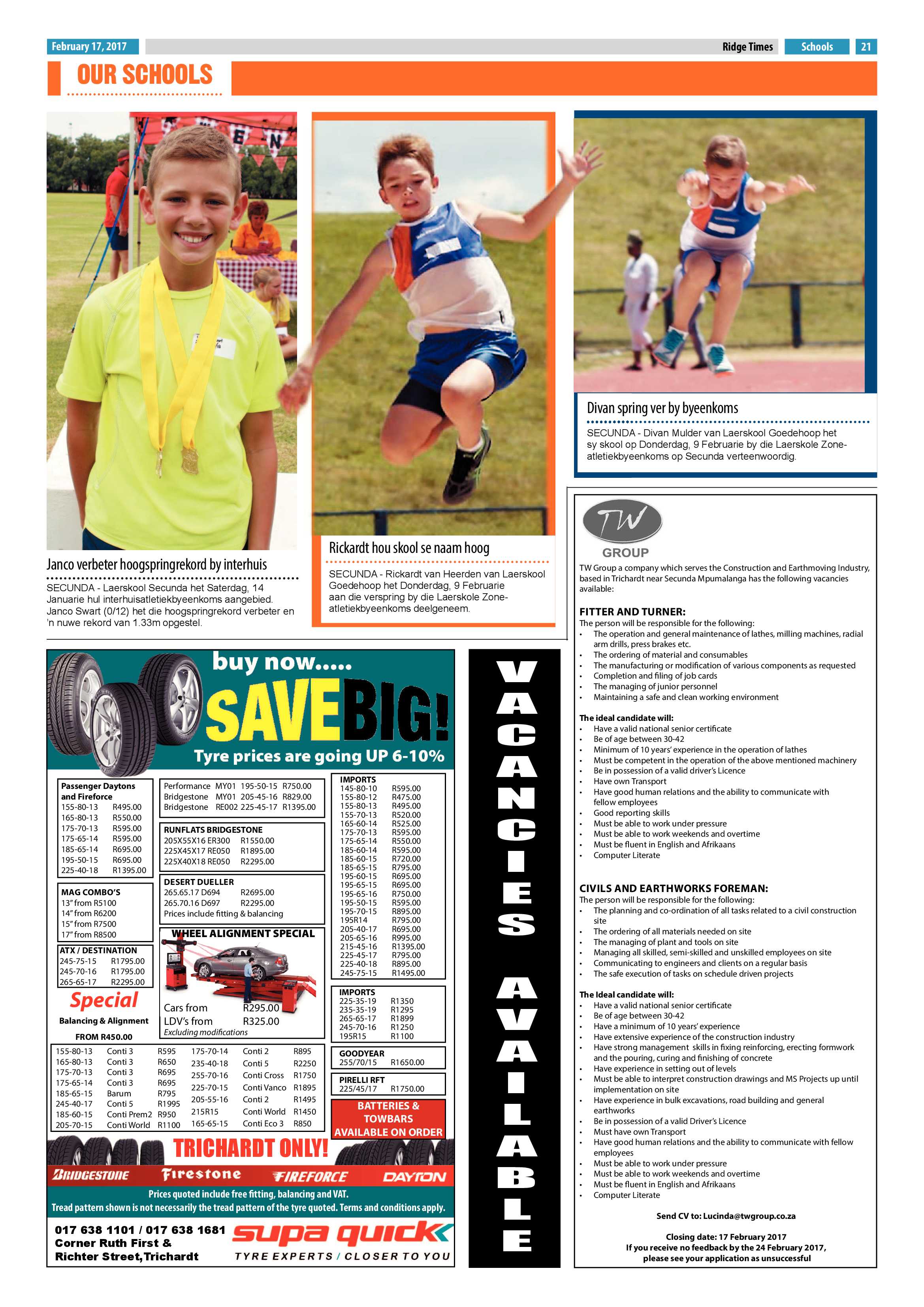 Ridge Times, 17 February 2017 page 21