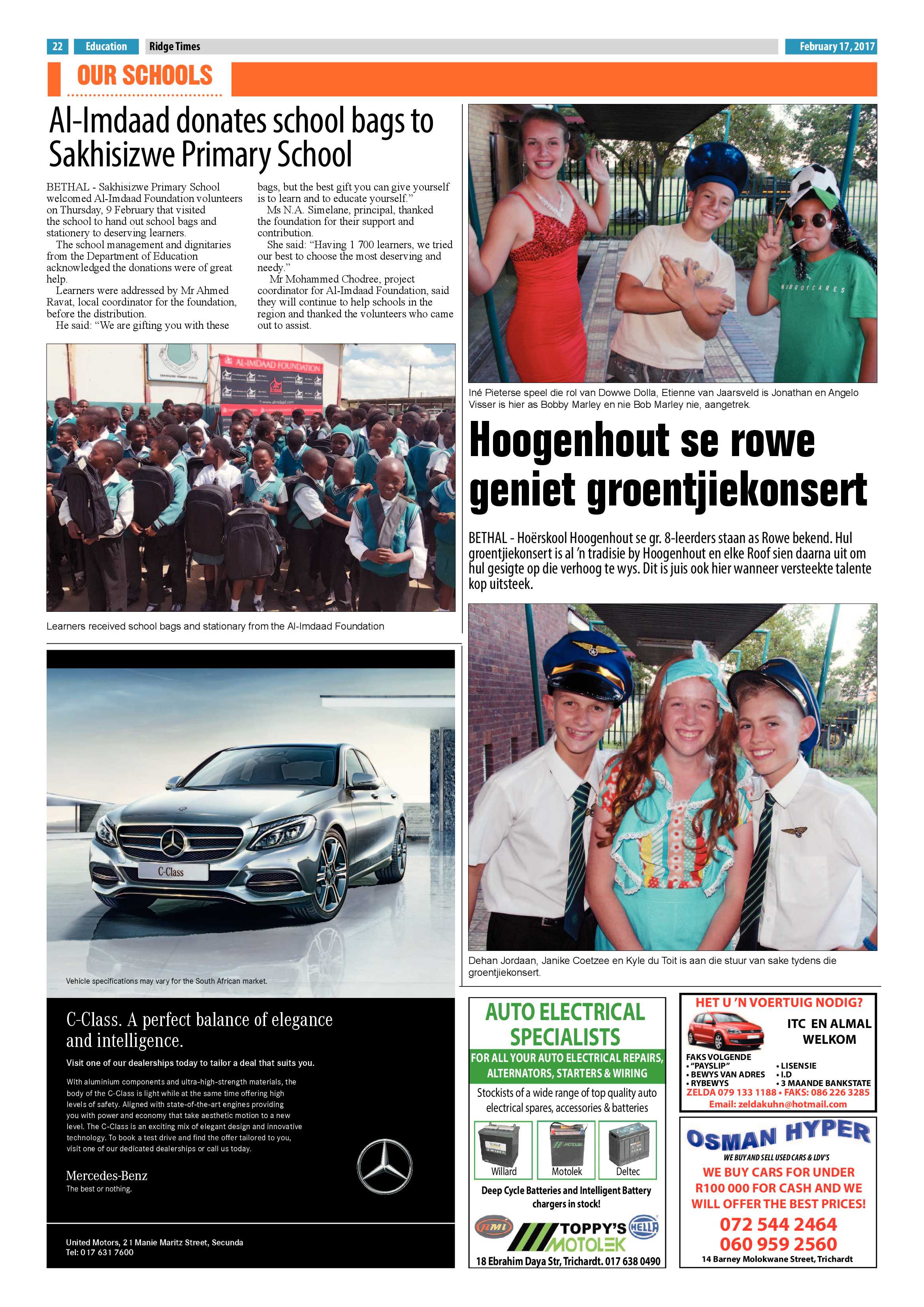 Ridge Times, 17 February 2017 page 22