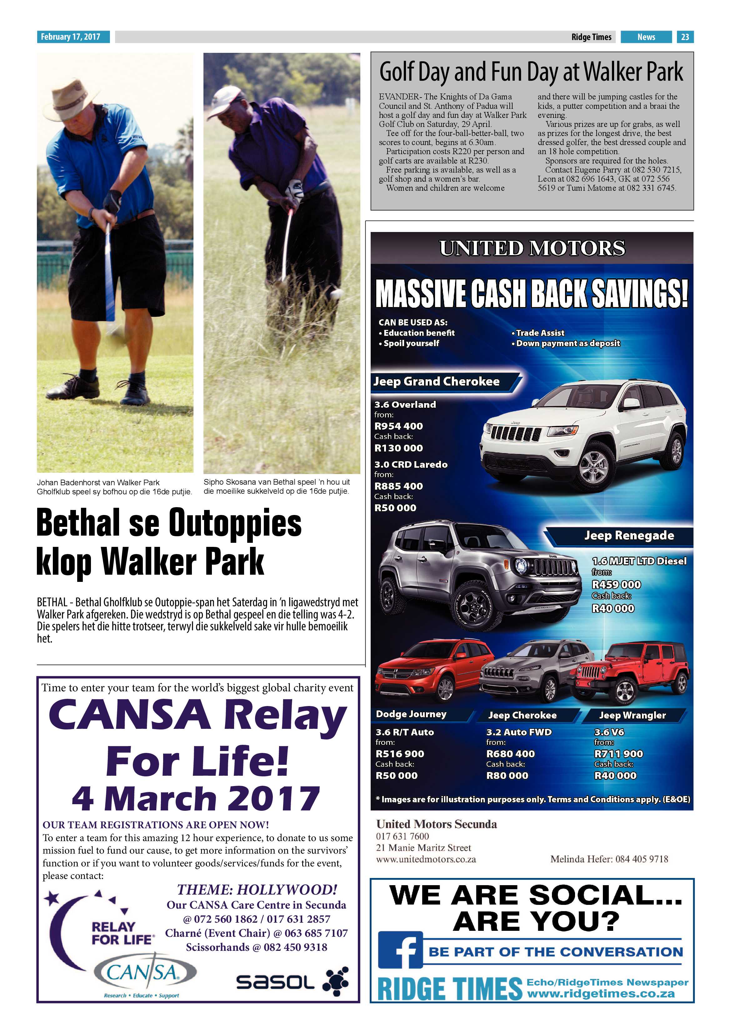 Ridge Times, 17 February 2017 page 23