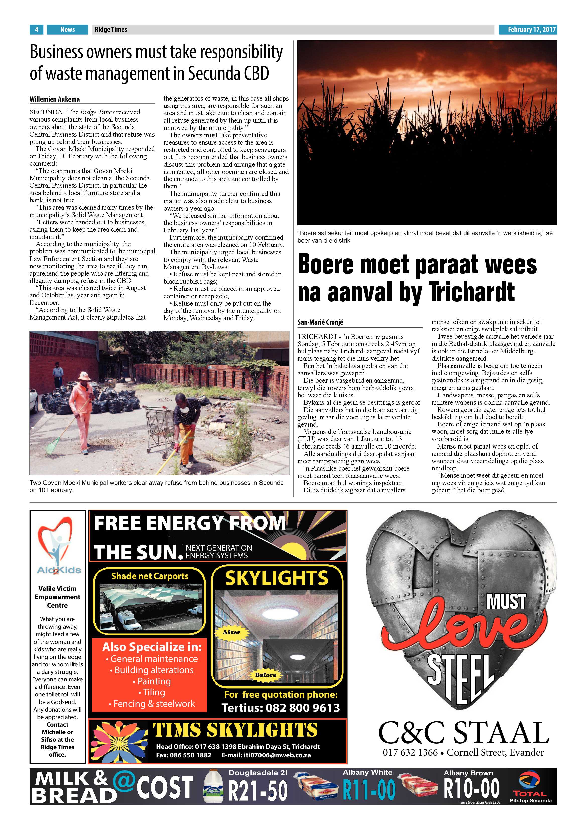Ridge Times, 17 February 2017 page 4