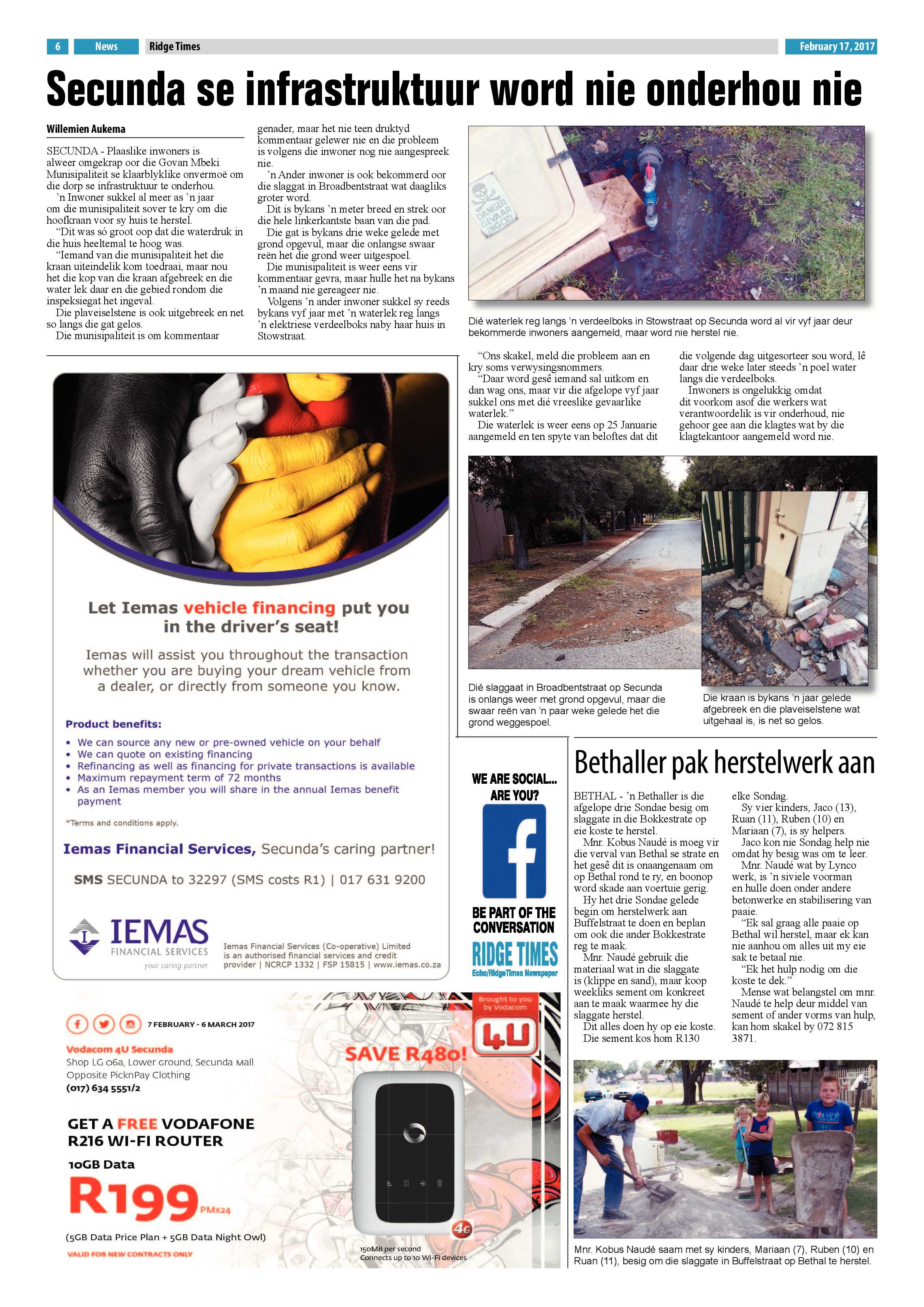 Ridge Times, 17 February 2017 page 6