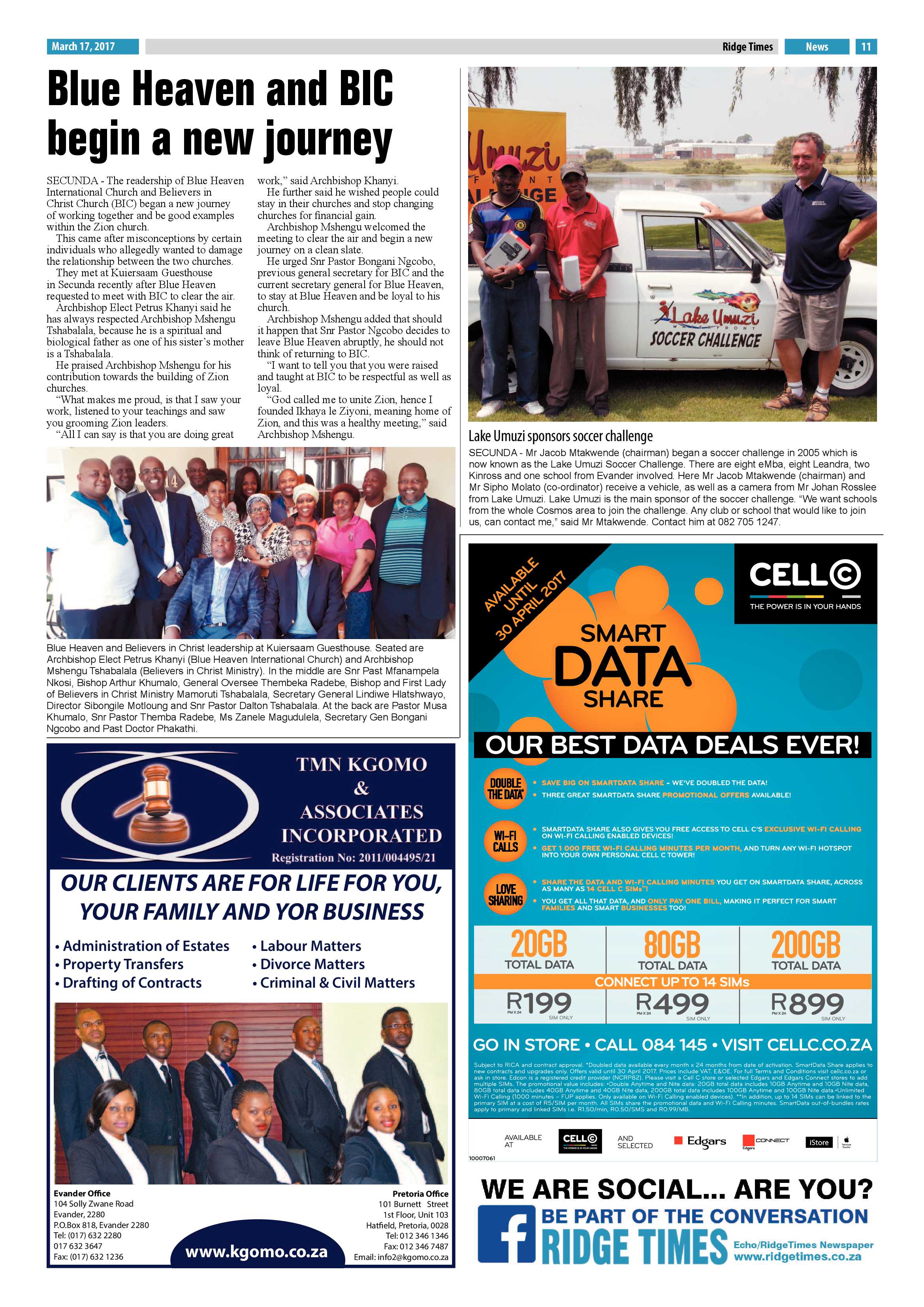 Ridge Times, 17 March page 11
