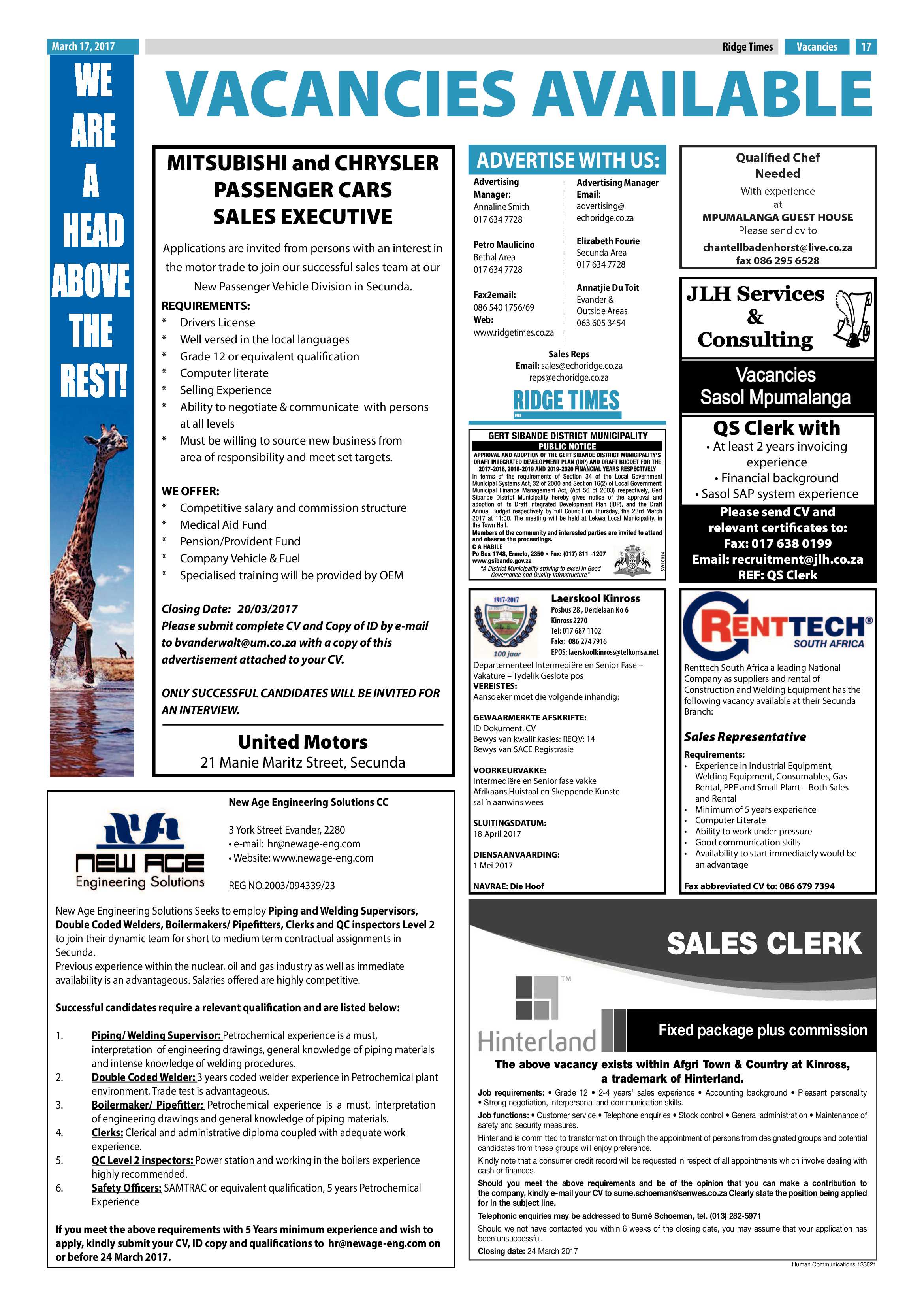 Ridge Times, 17 March page 17
