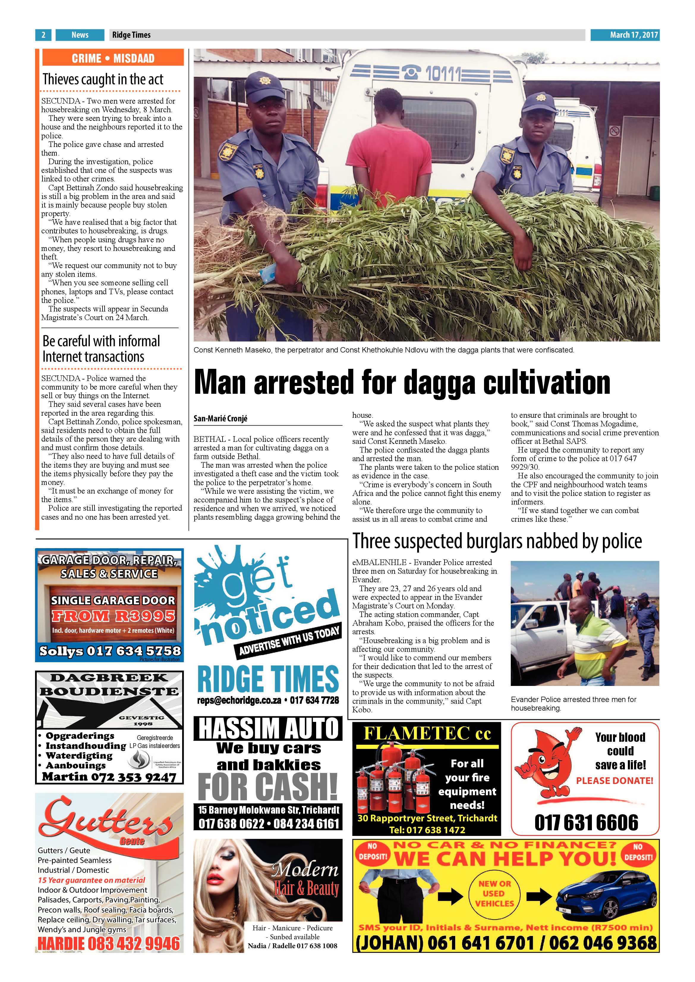 Ridge Times, 17 March page 2