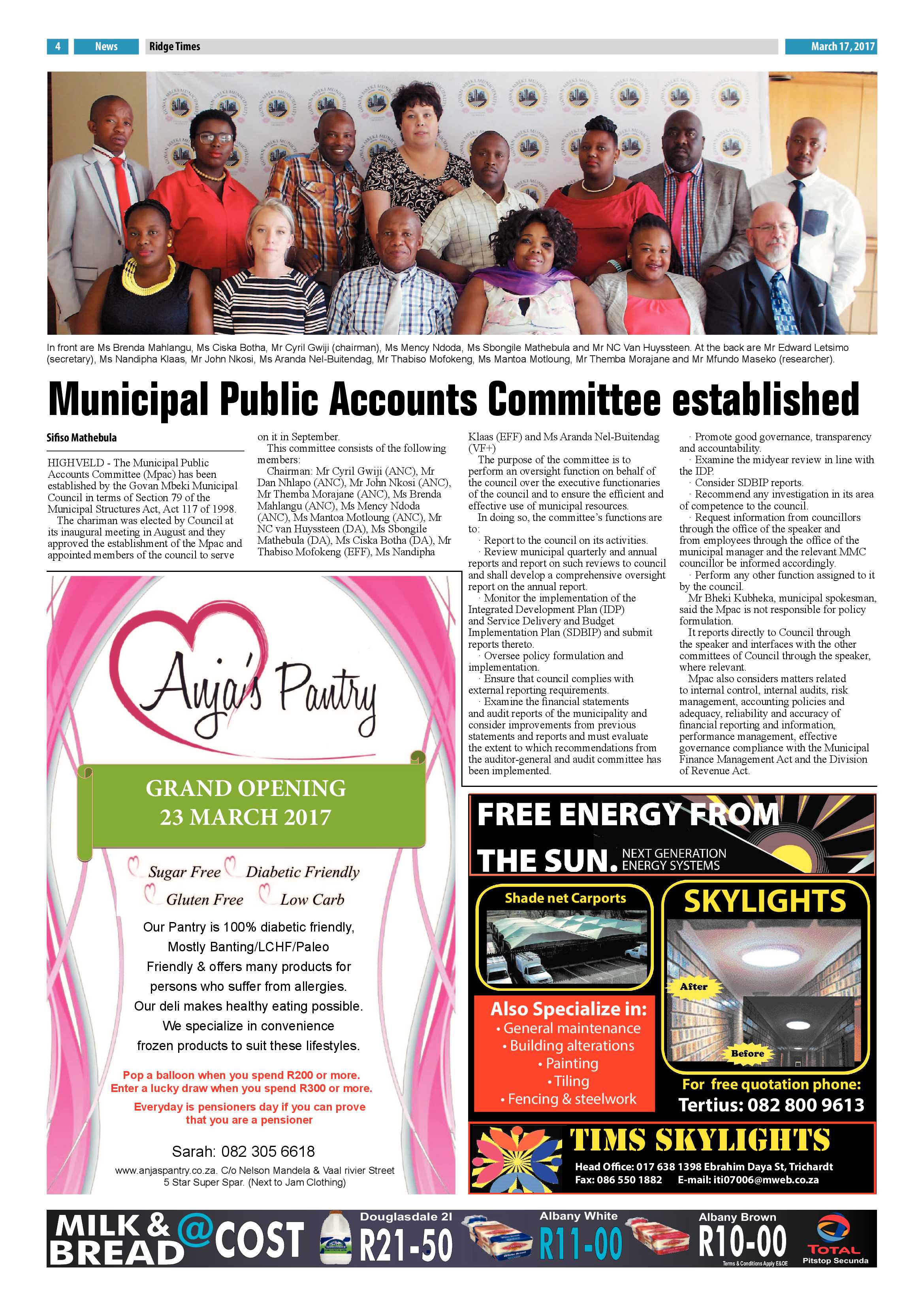 Ridge Times, 17 March page 4