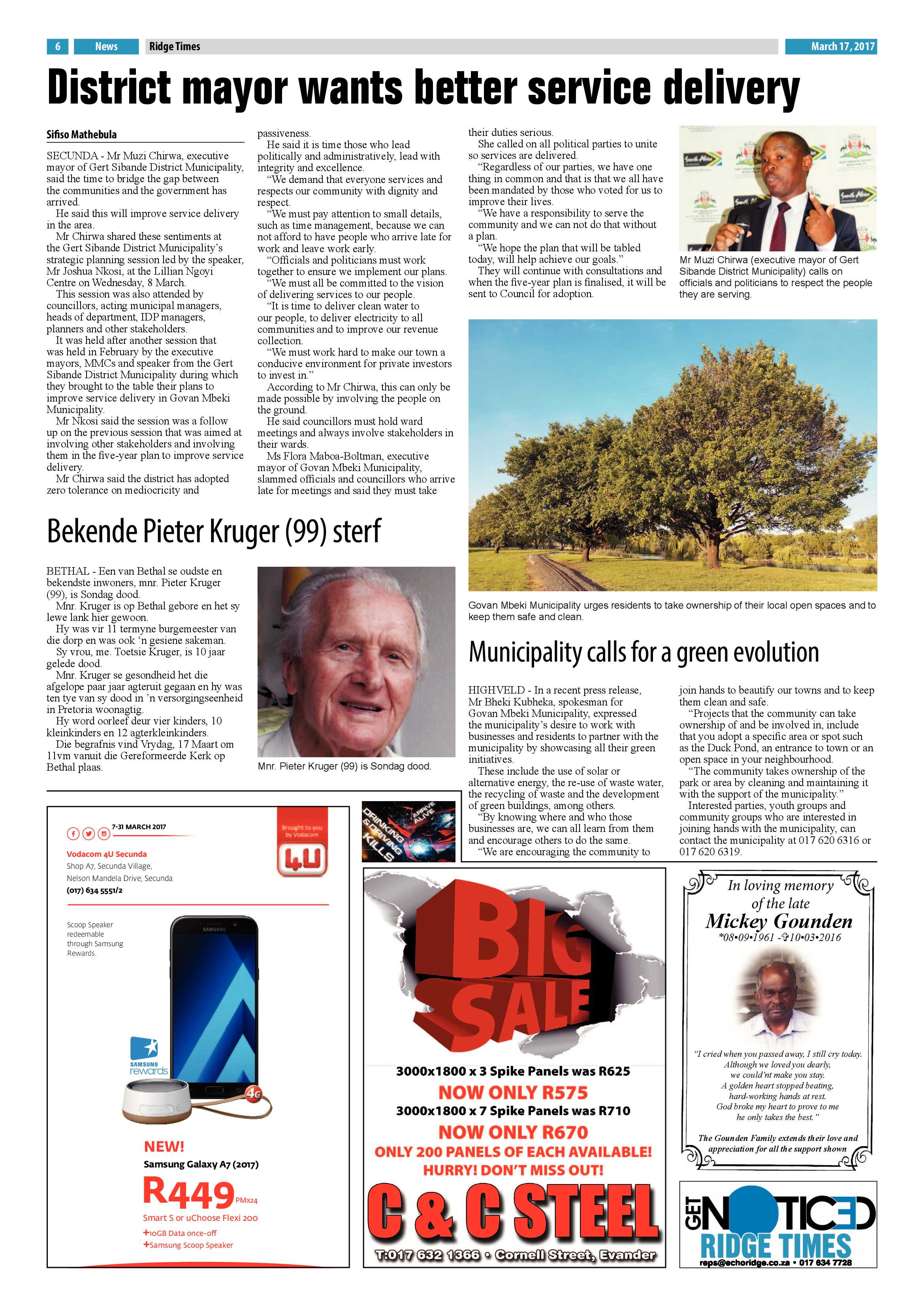 Ridge Times, 17 March page 6