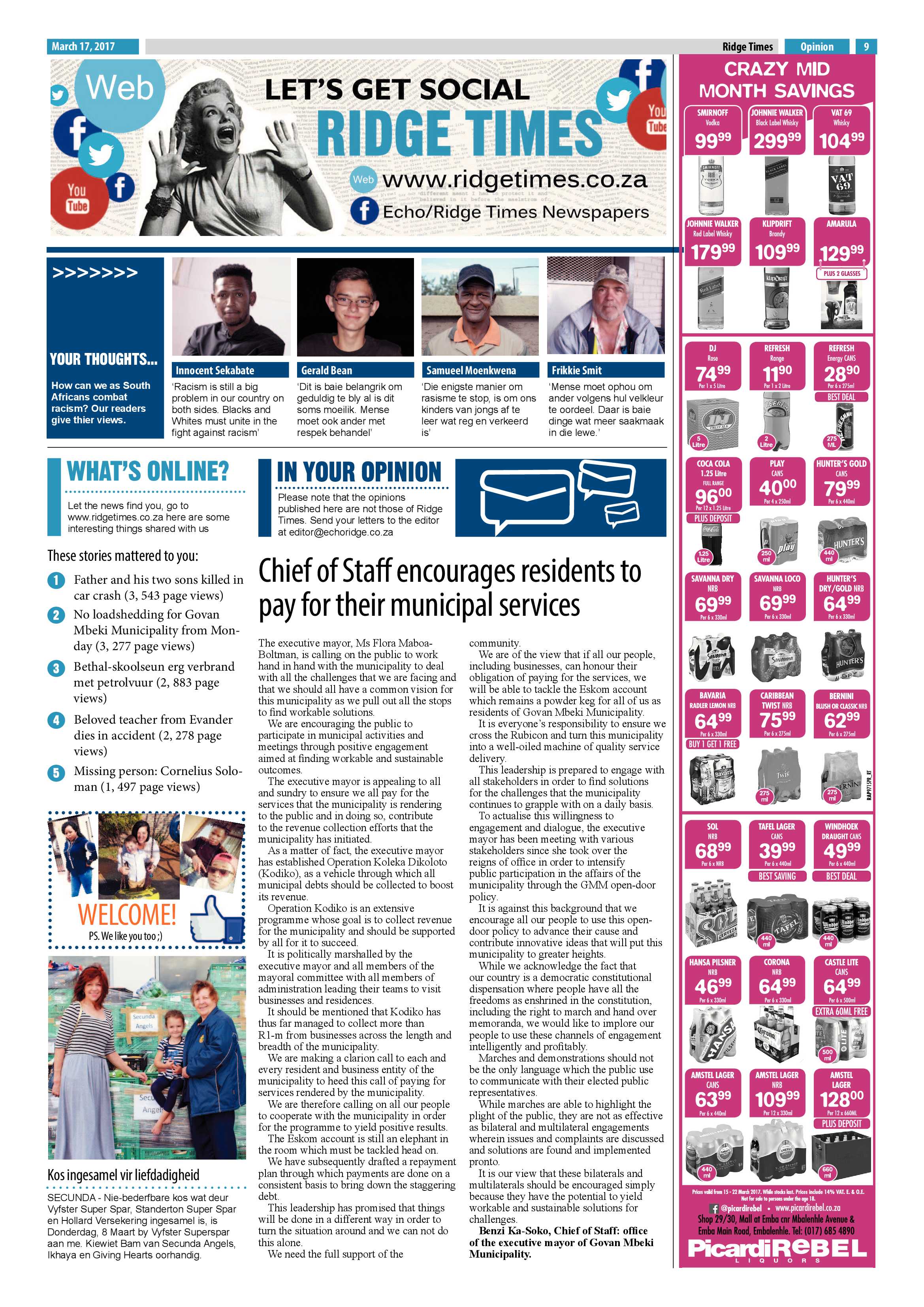 Ridge Times, 17 March page 9