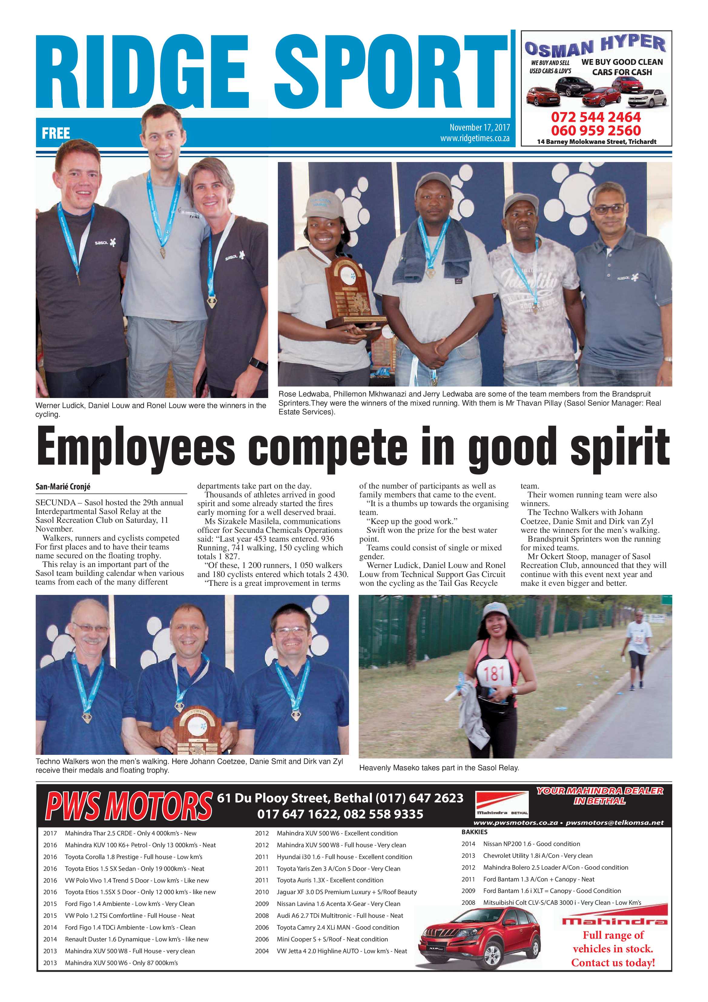 Ridge Times, 17 November 2017 page 24