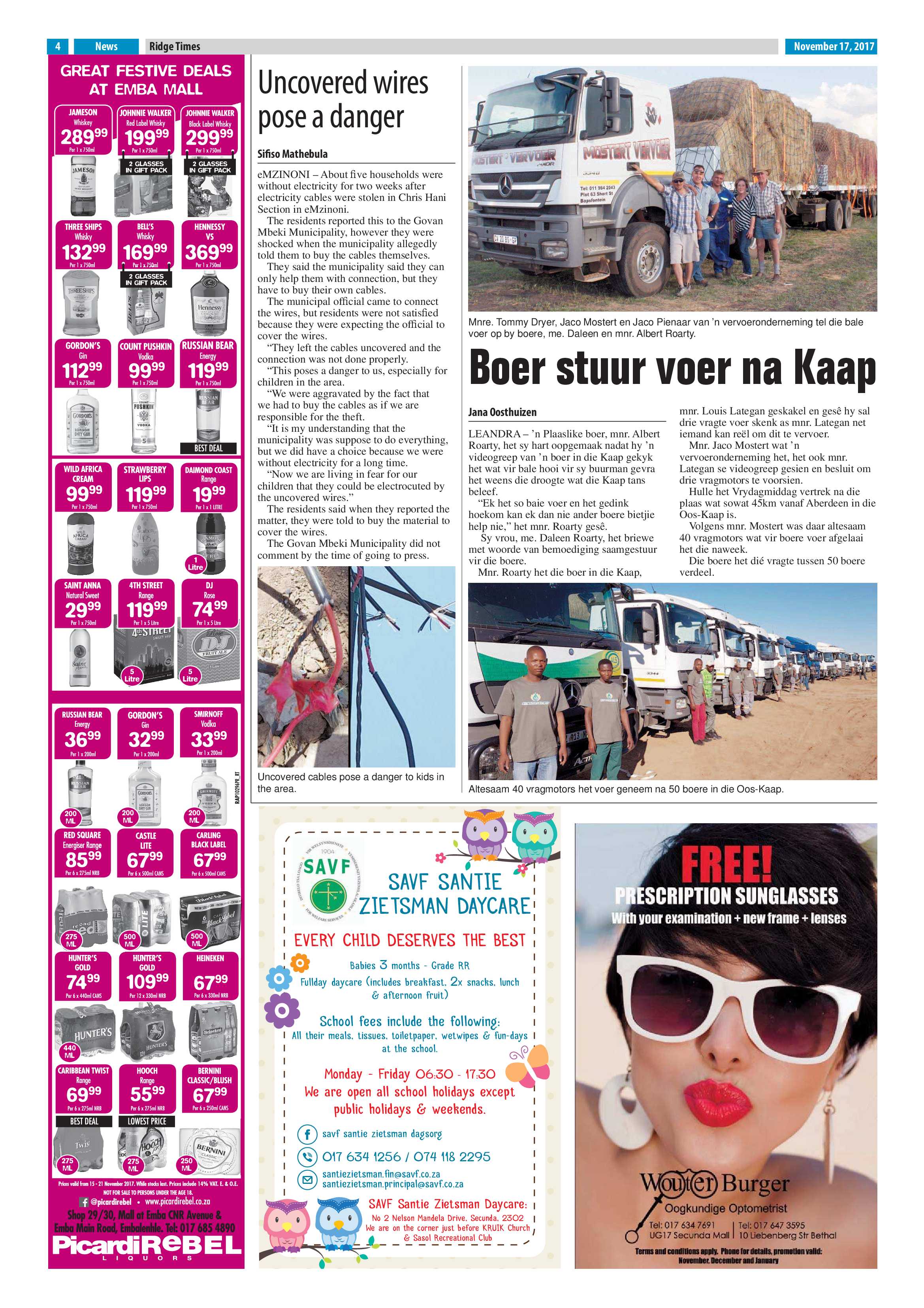 Ridge Times, 17 November 2017 page 4