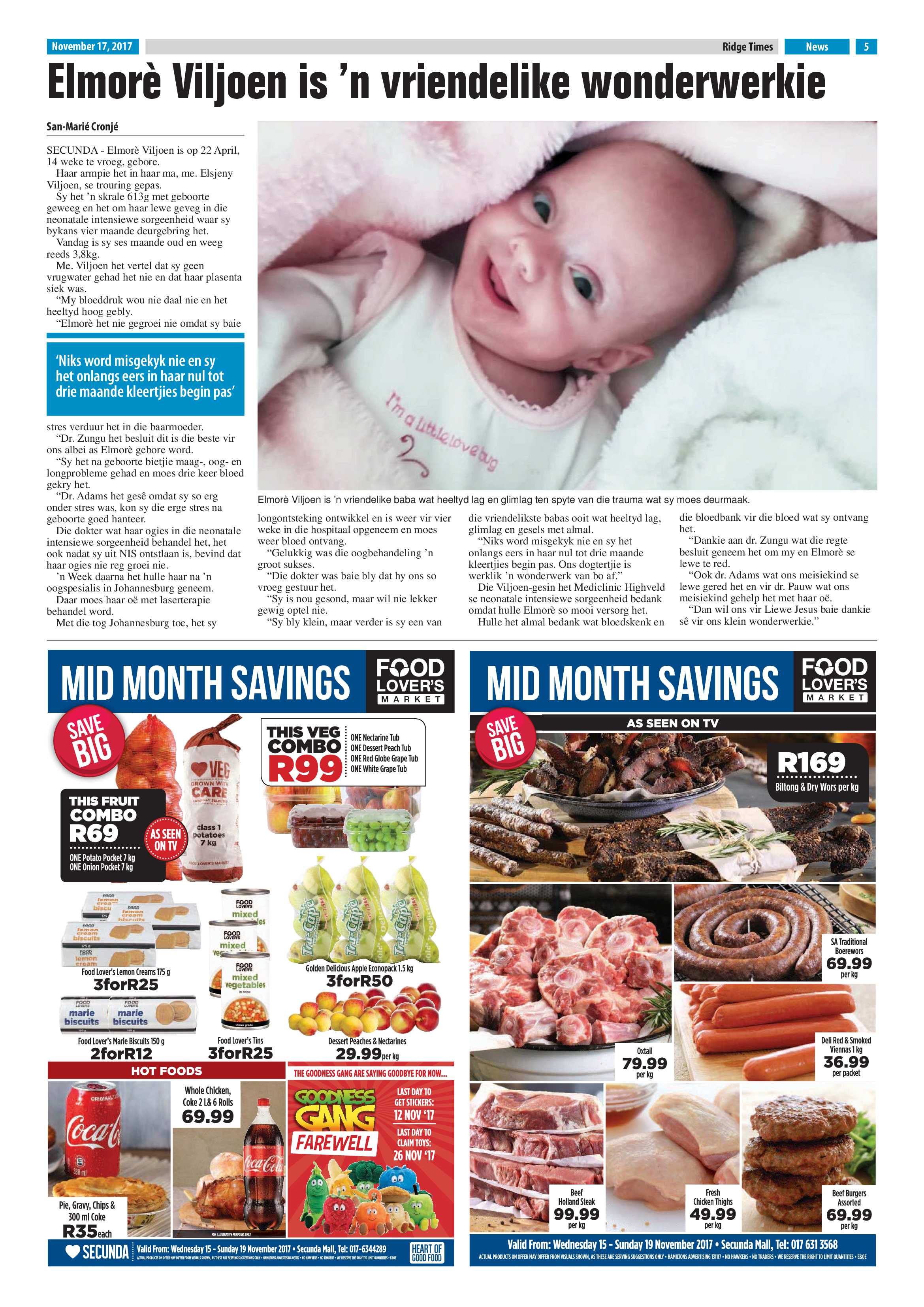 Ridge Times, 17 November 2017 page 5