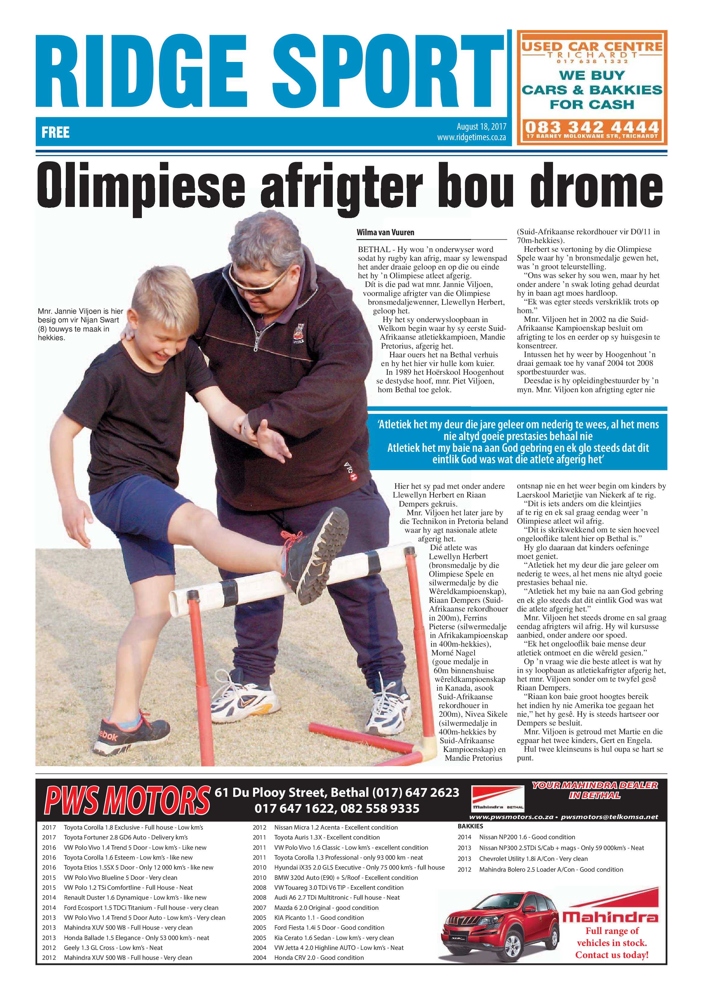 Ridge Times, 18 August 2017 page 16