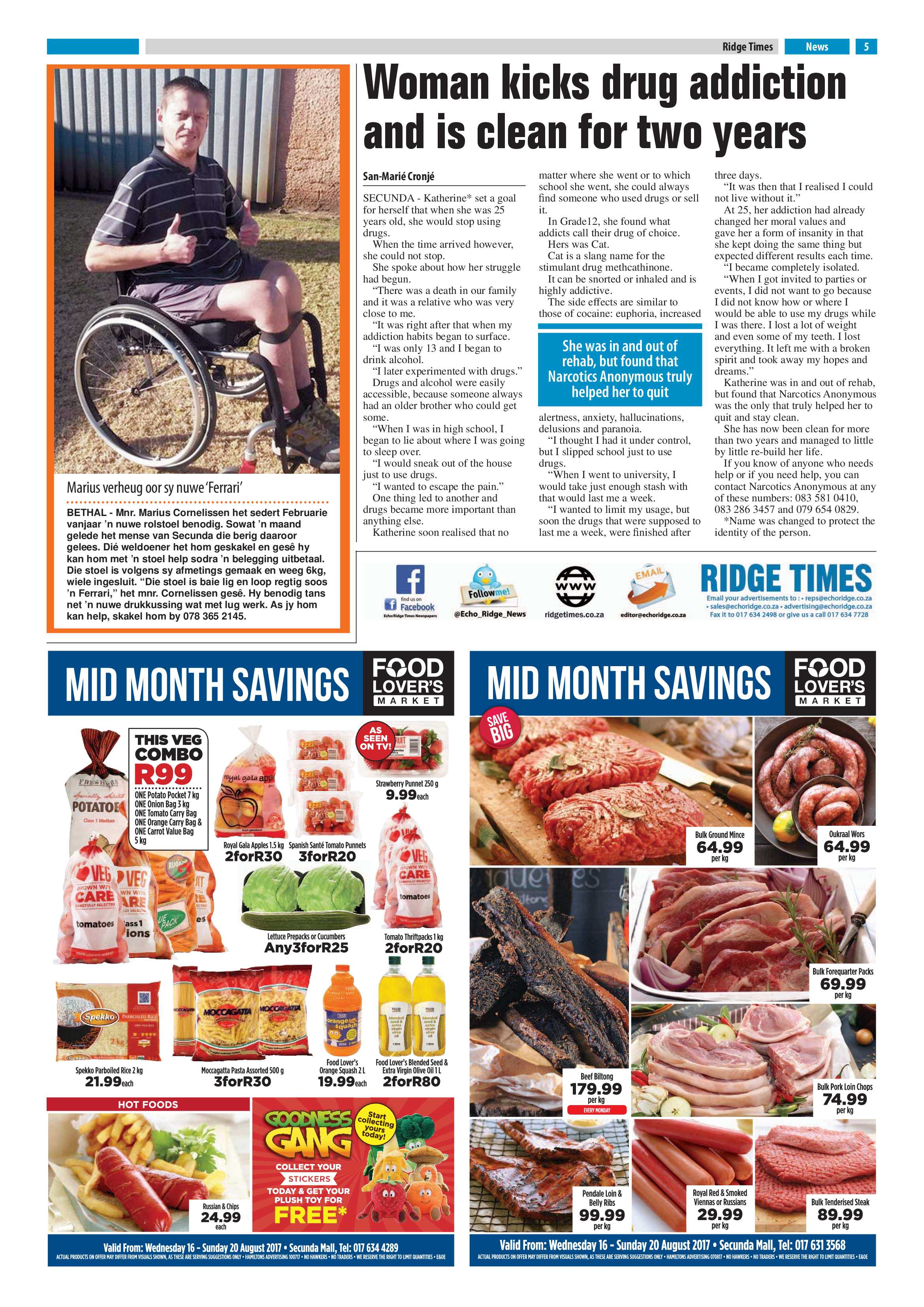 Ridge Times, 18 August 2017 page 5