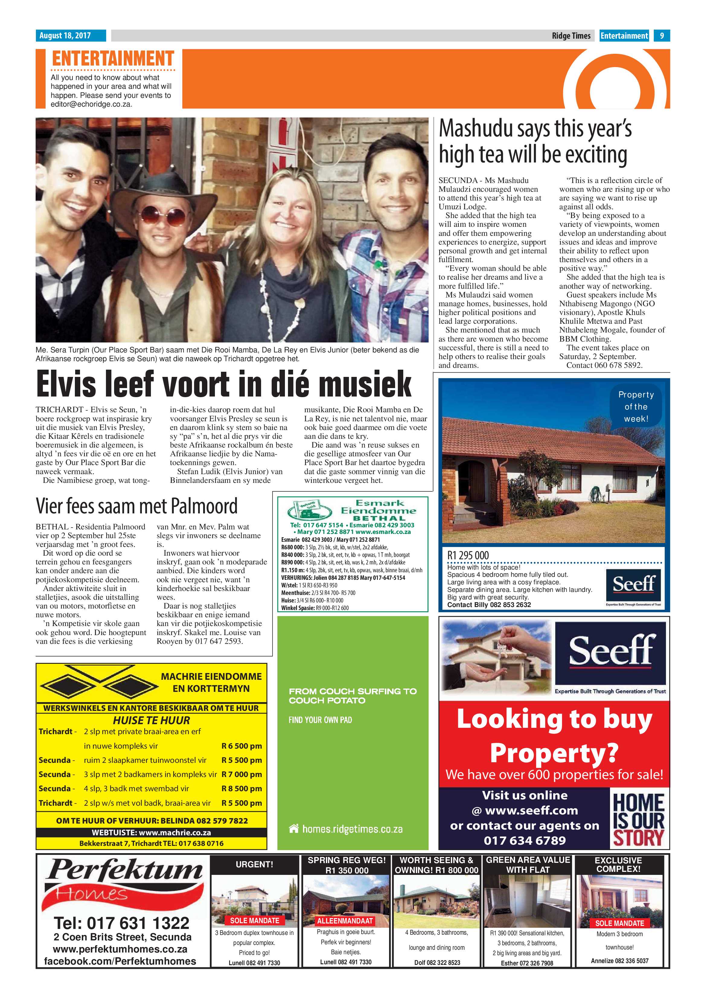 Ridge Times, 18 August 2017 page 9