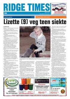 Ridge Times, 18 August 2017