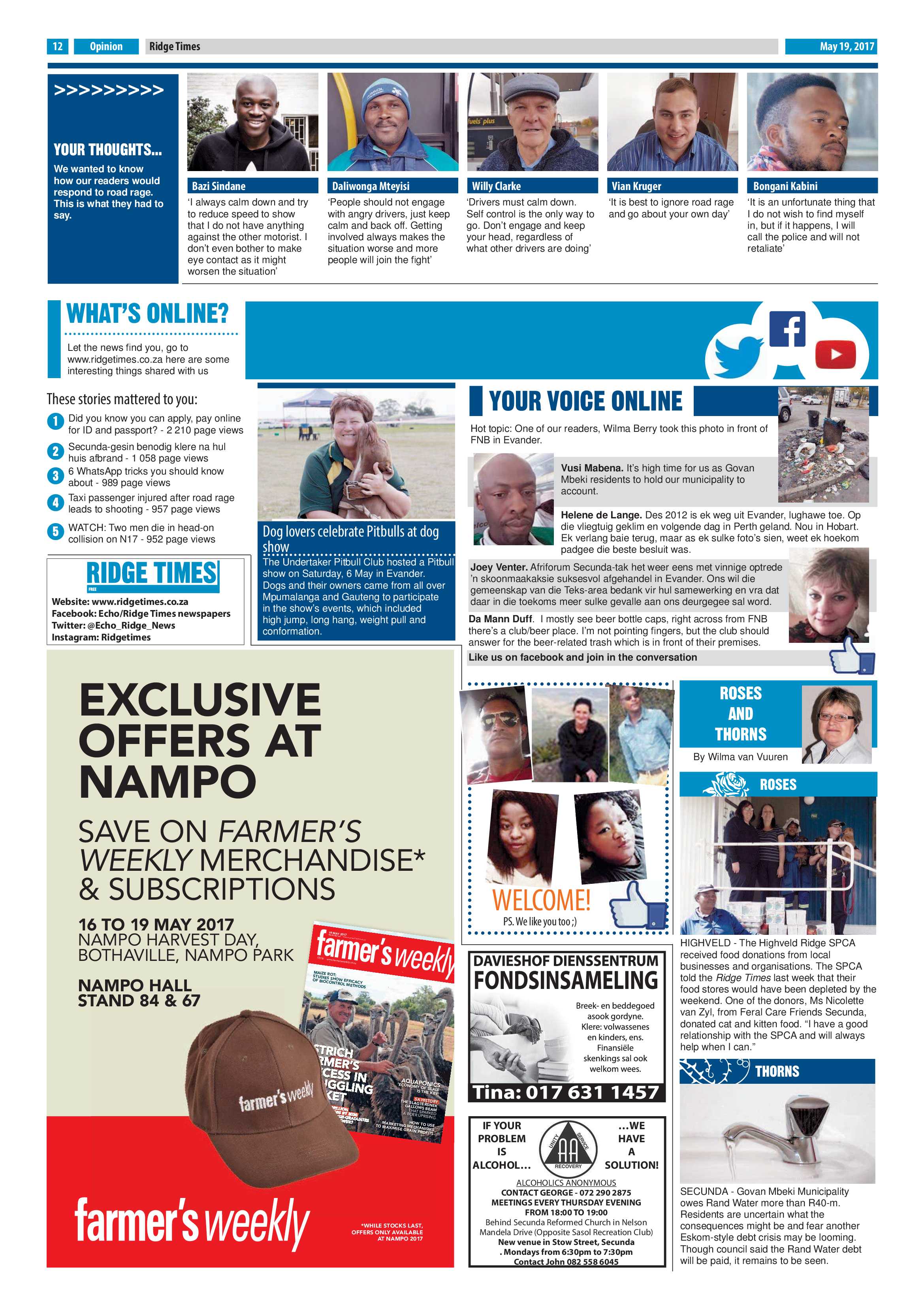 Ridge Times, 19 May 2017 page 12