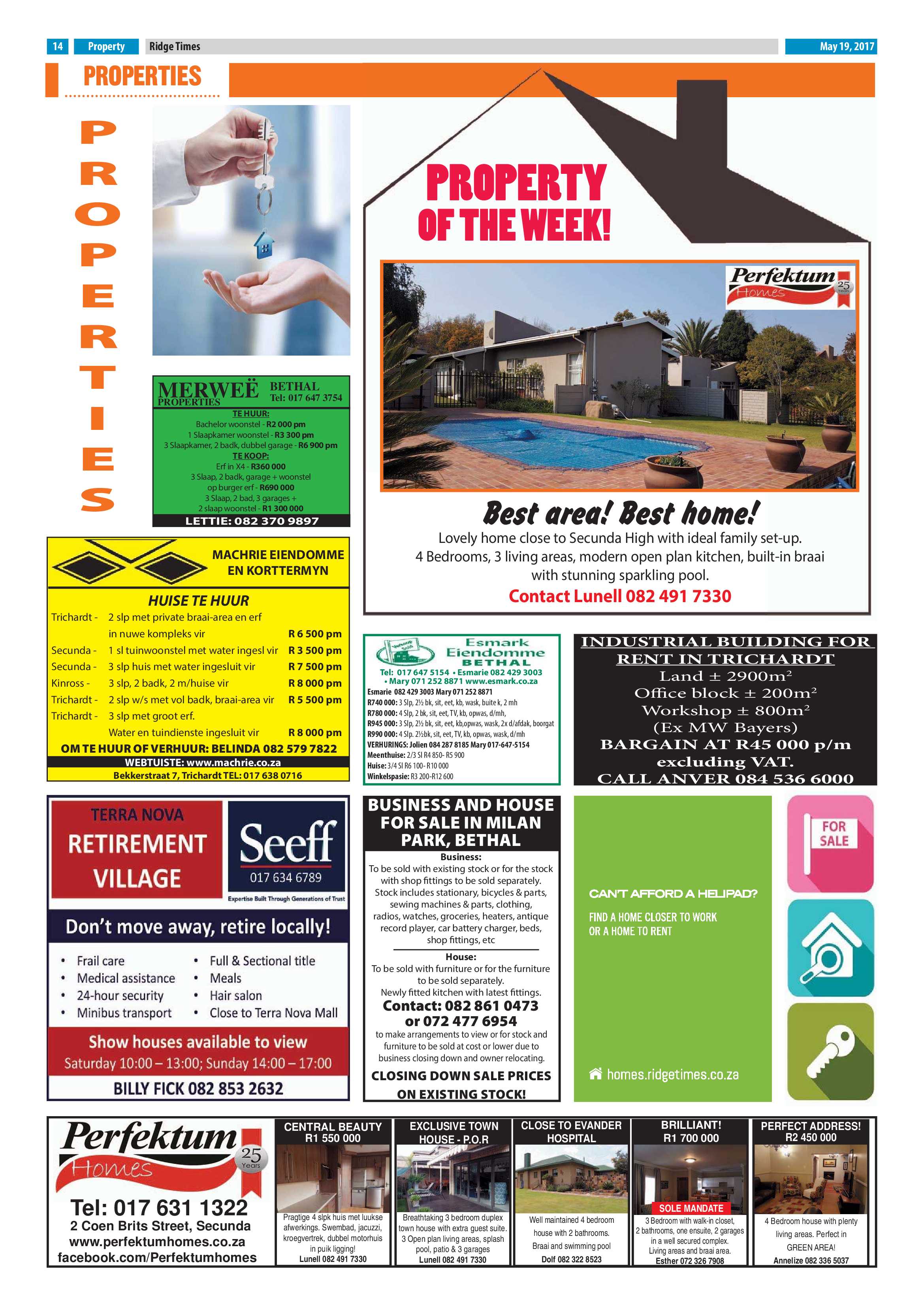 Ridge Times, 19 May 2017 page 14