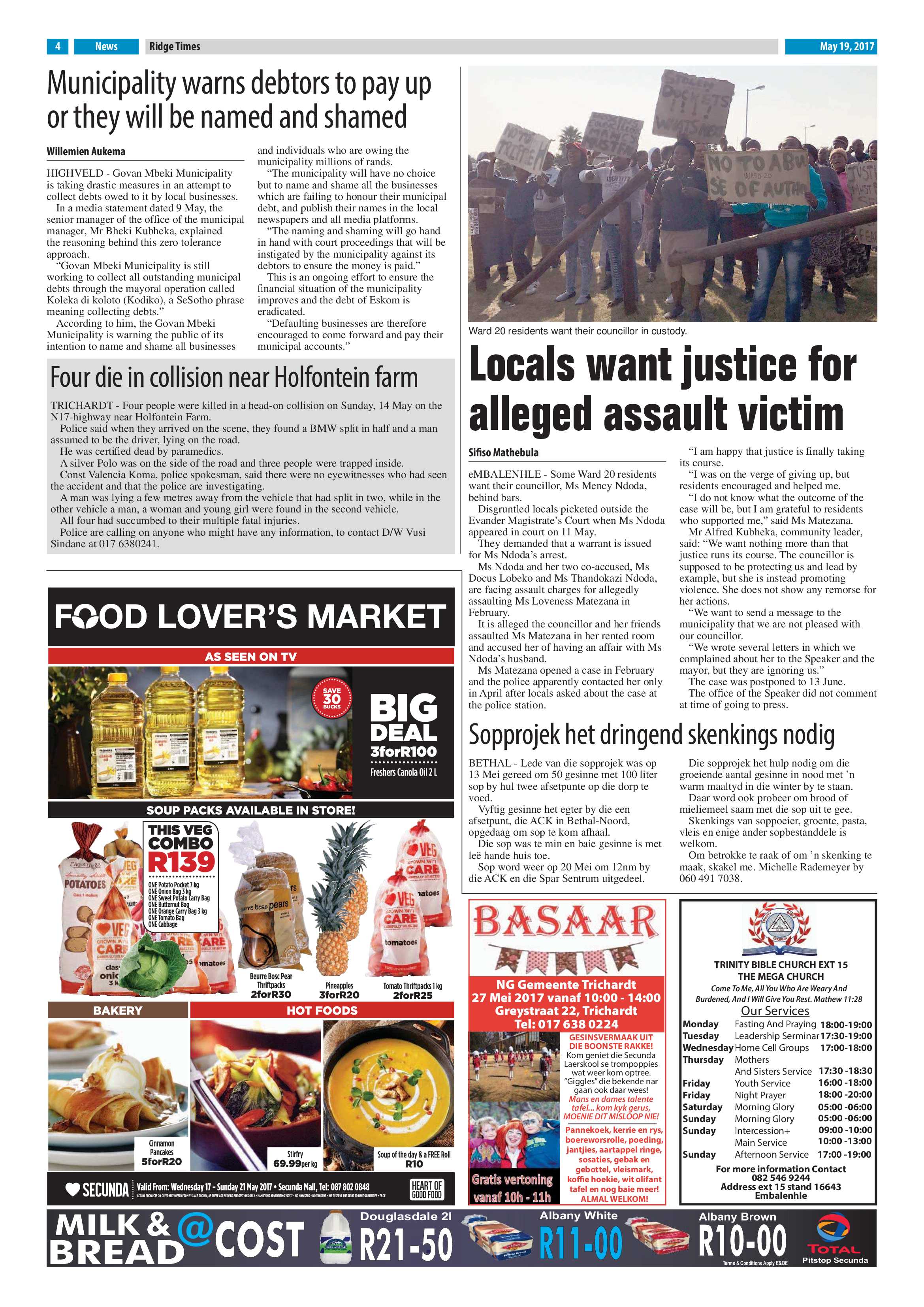 Ridge Times, 19 May 2017 page 4