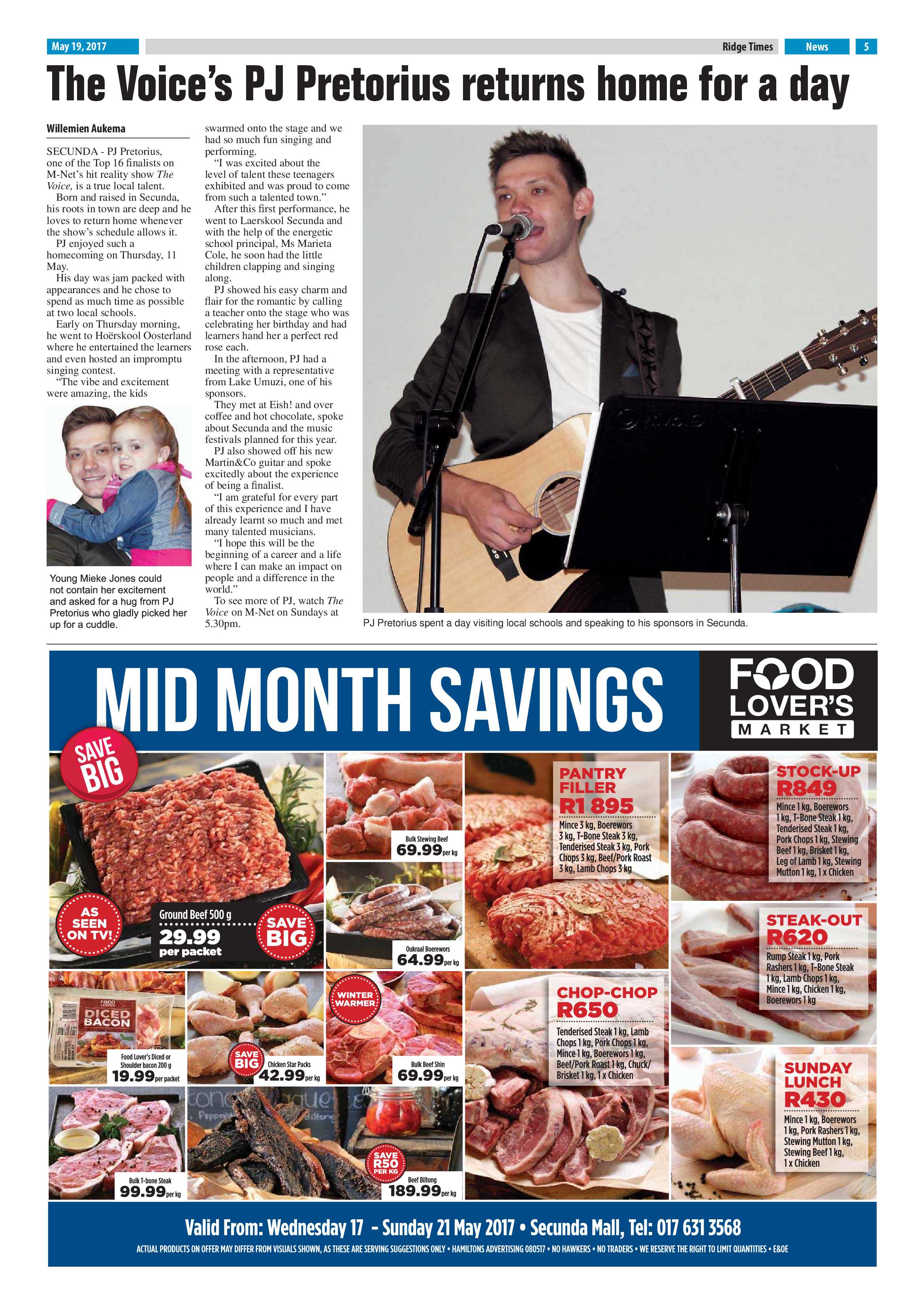 Ridge Times, 19 May 2017 page 5