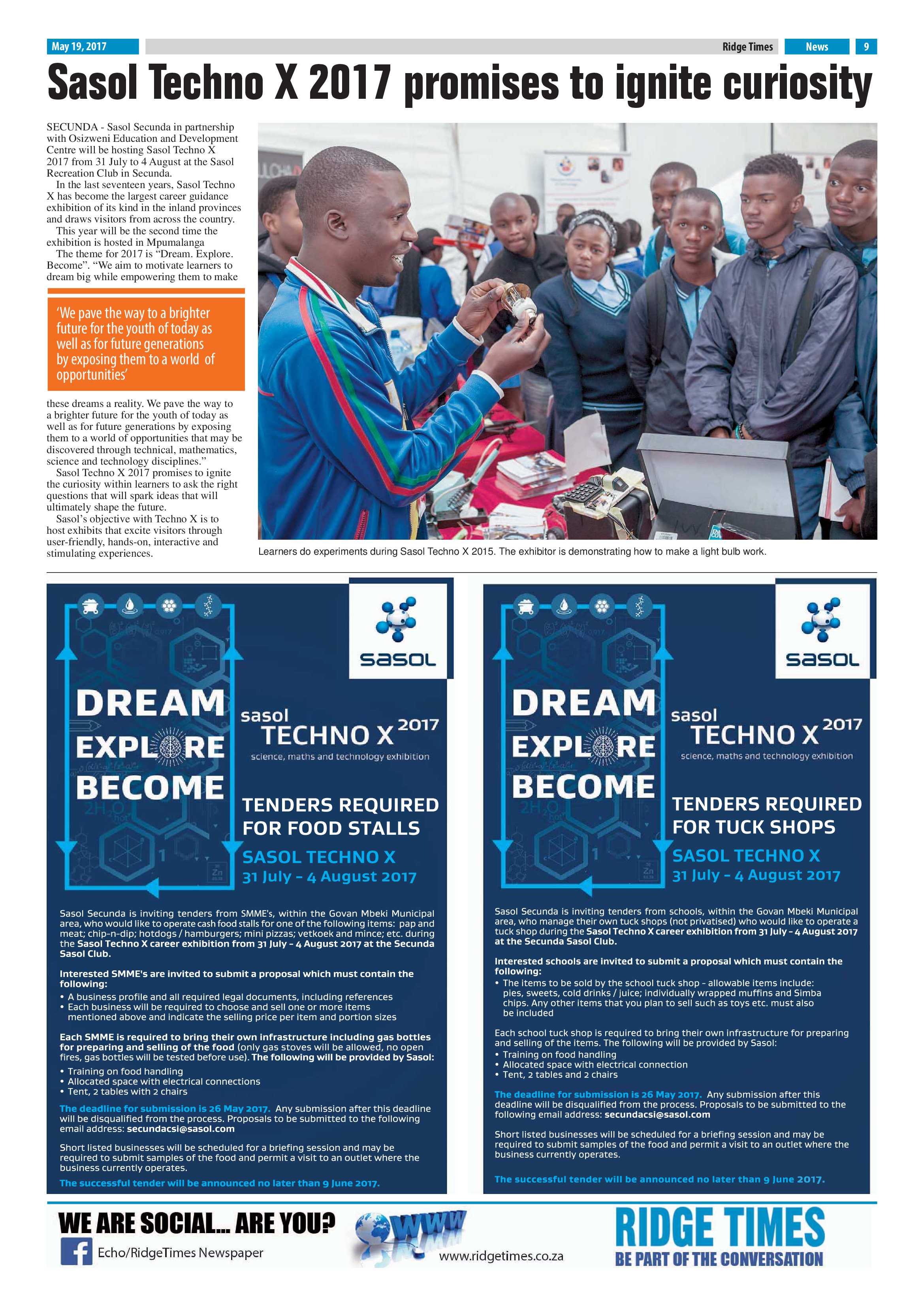 Ridge Times, 19 May 2017 page 9