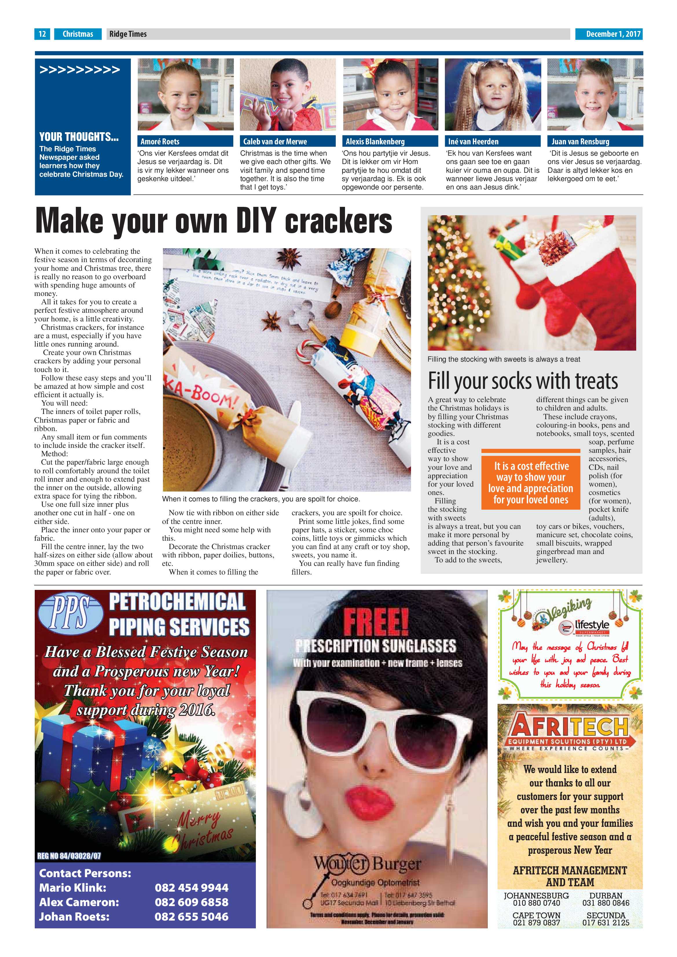 Ridge Times, 1 December 2017 page 12