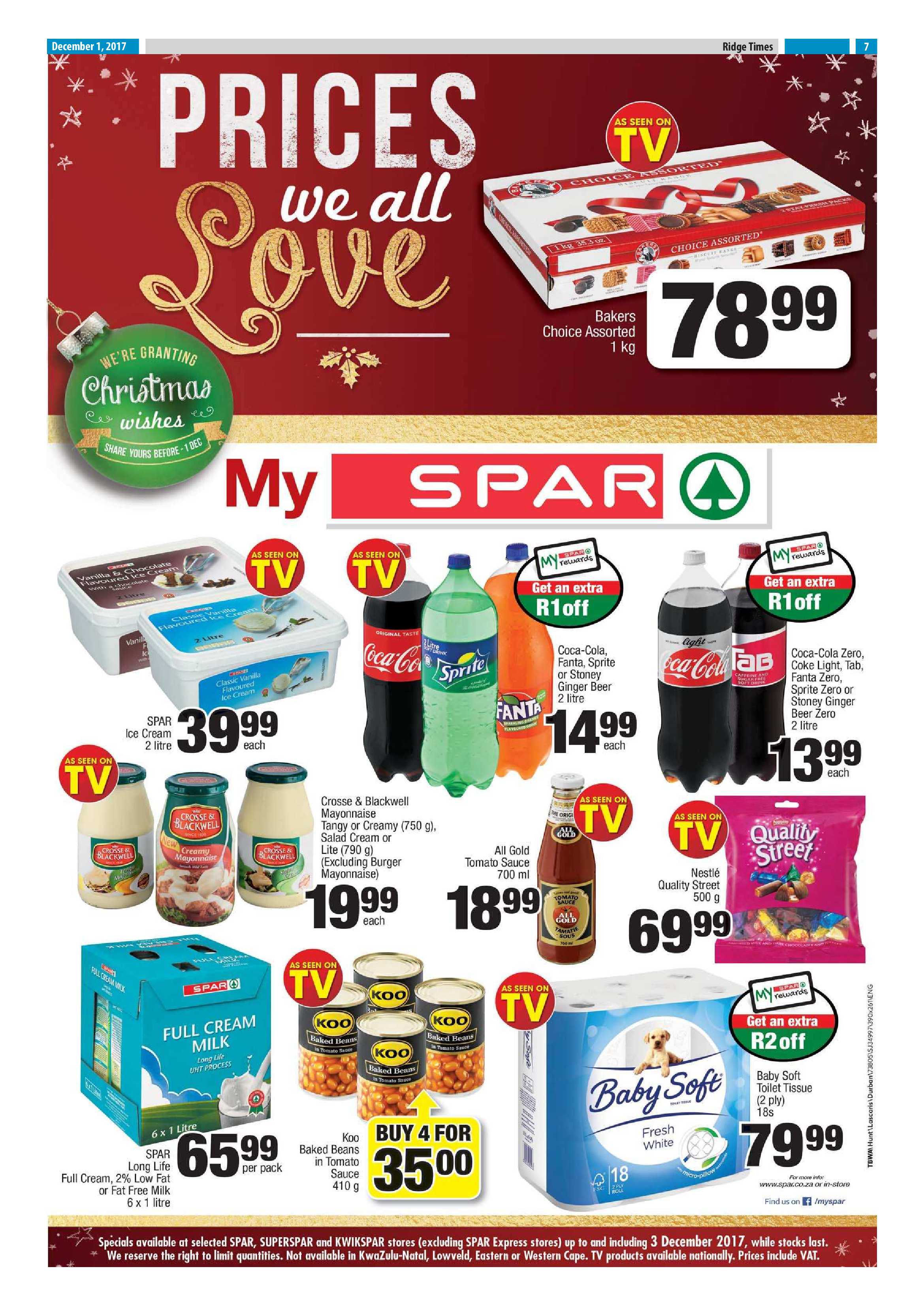 Ridge Times, 1 December 2017 page 7