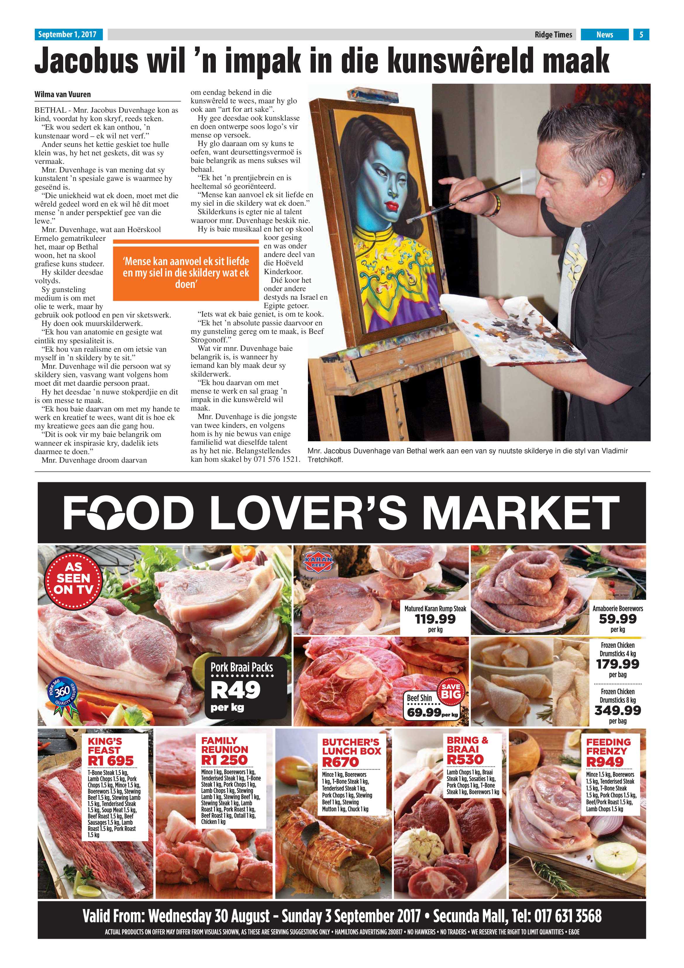 Ridge Times, 1 September 2017 page 5