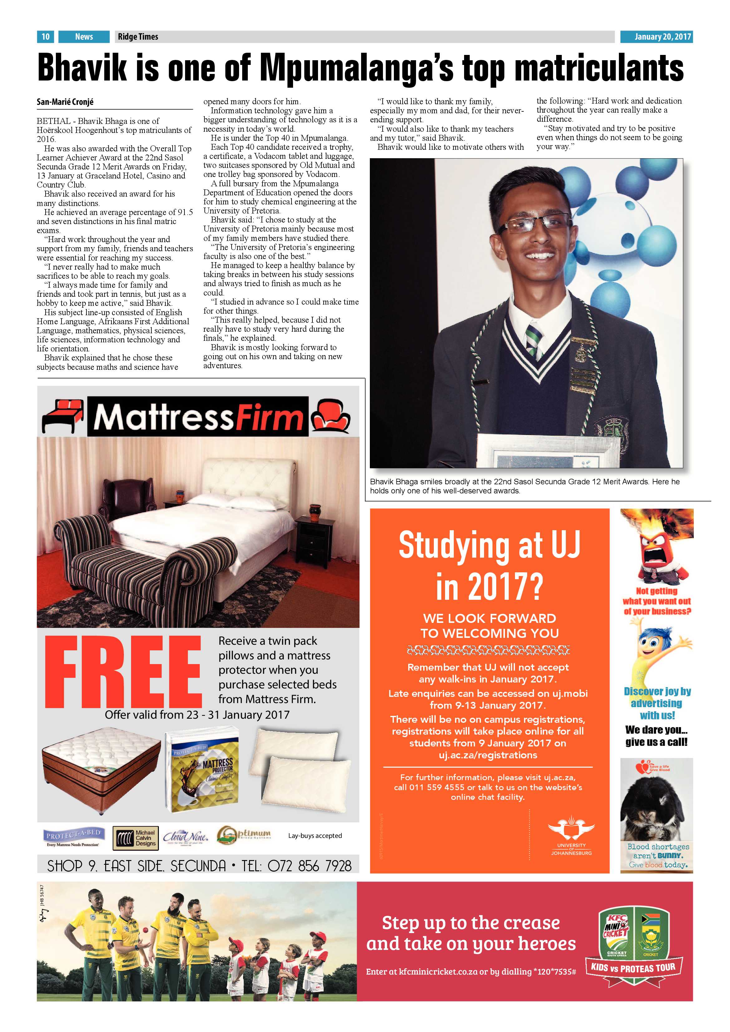 Ridge Times, 20 January 2017 page 10