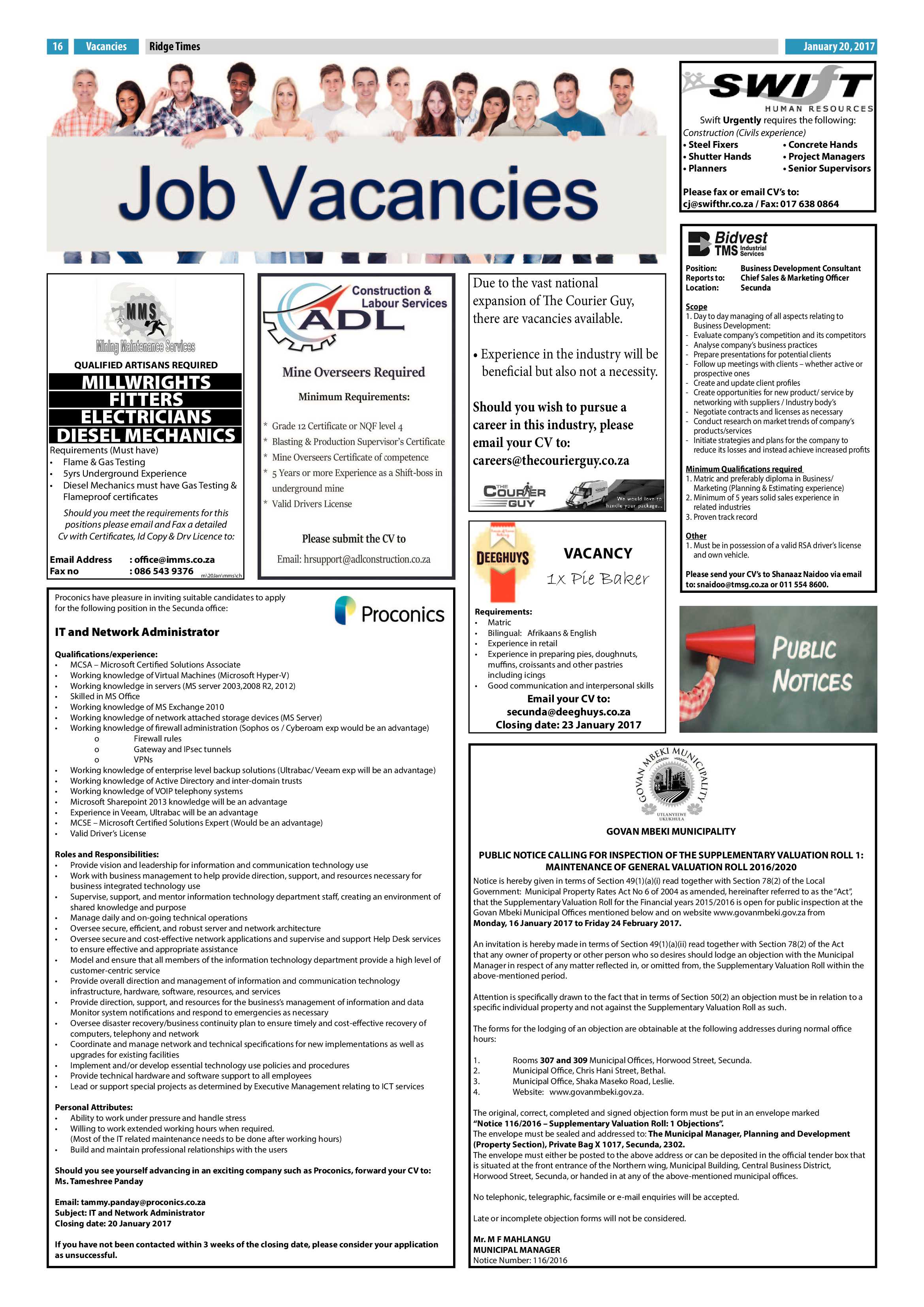 Ridge Times, 20 January 2017 page 16
