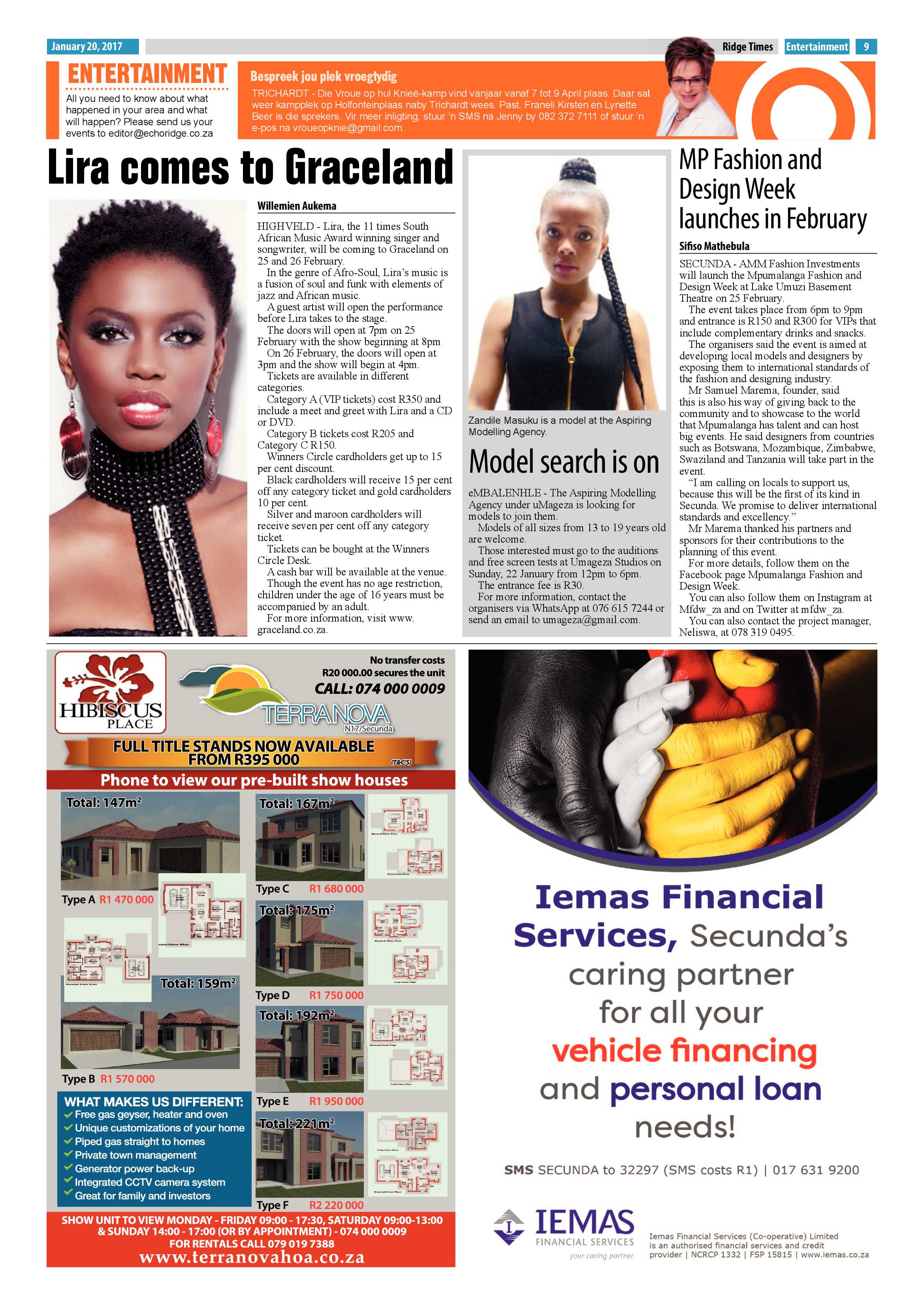 Ridge Times, 20 January 2017 page 9