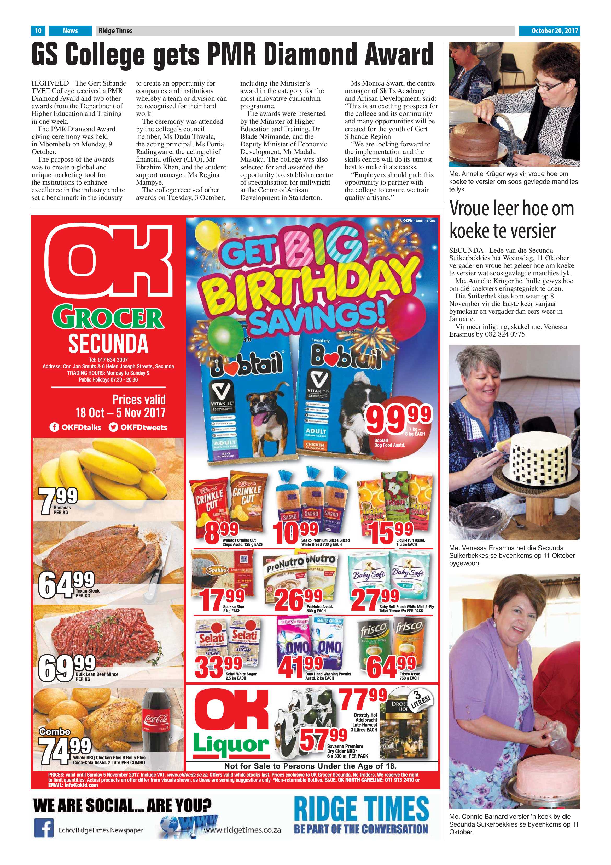 Ridge Times, 20 October 2017 page 10