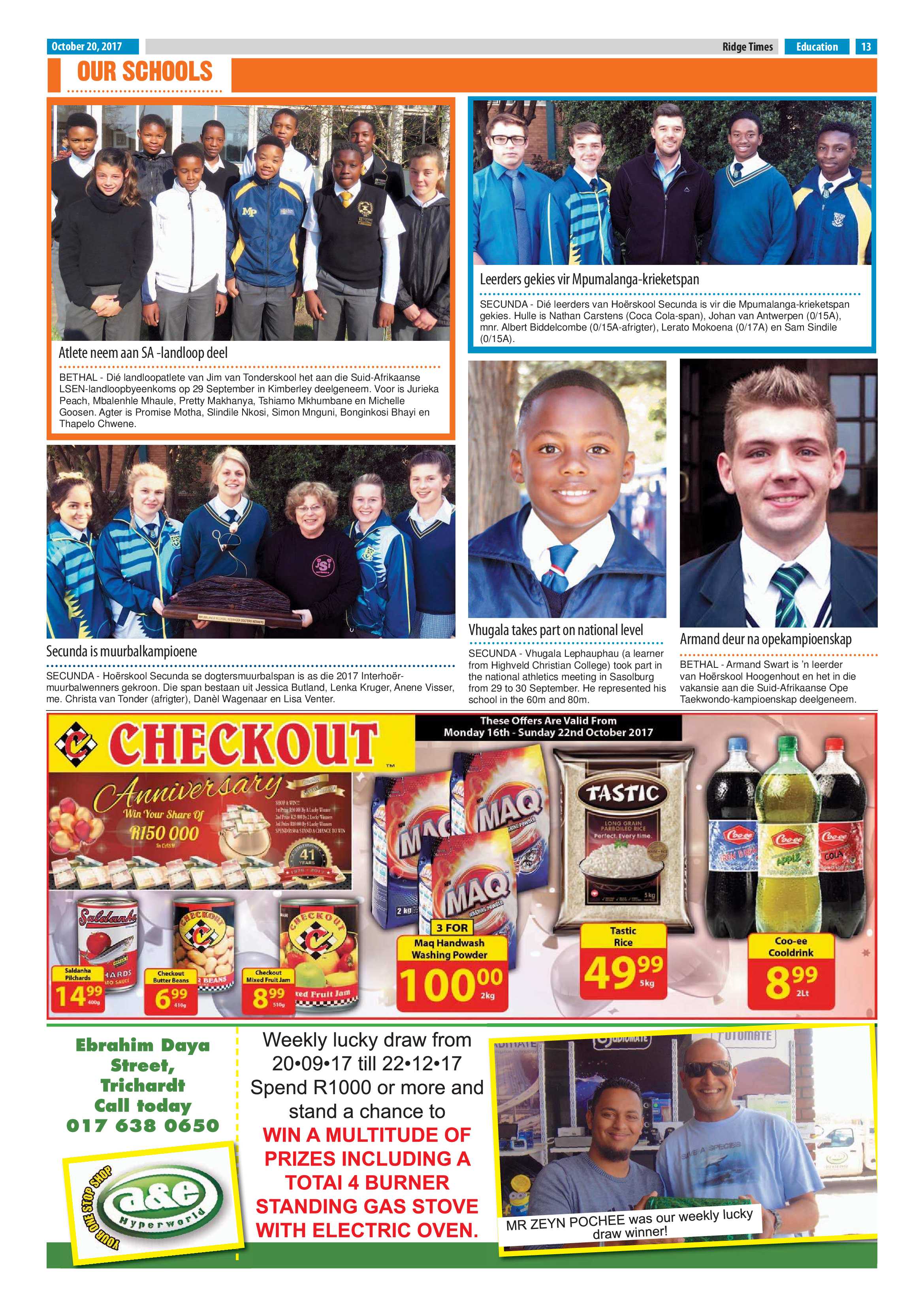 Ridge Times, 20 October 2017 page 13