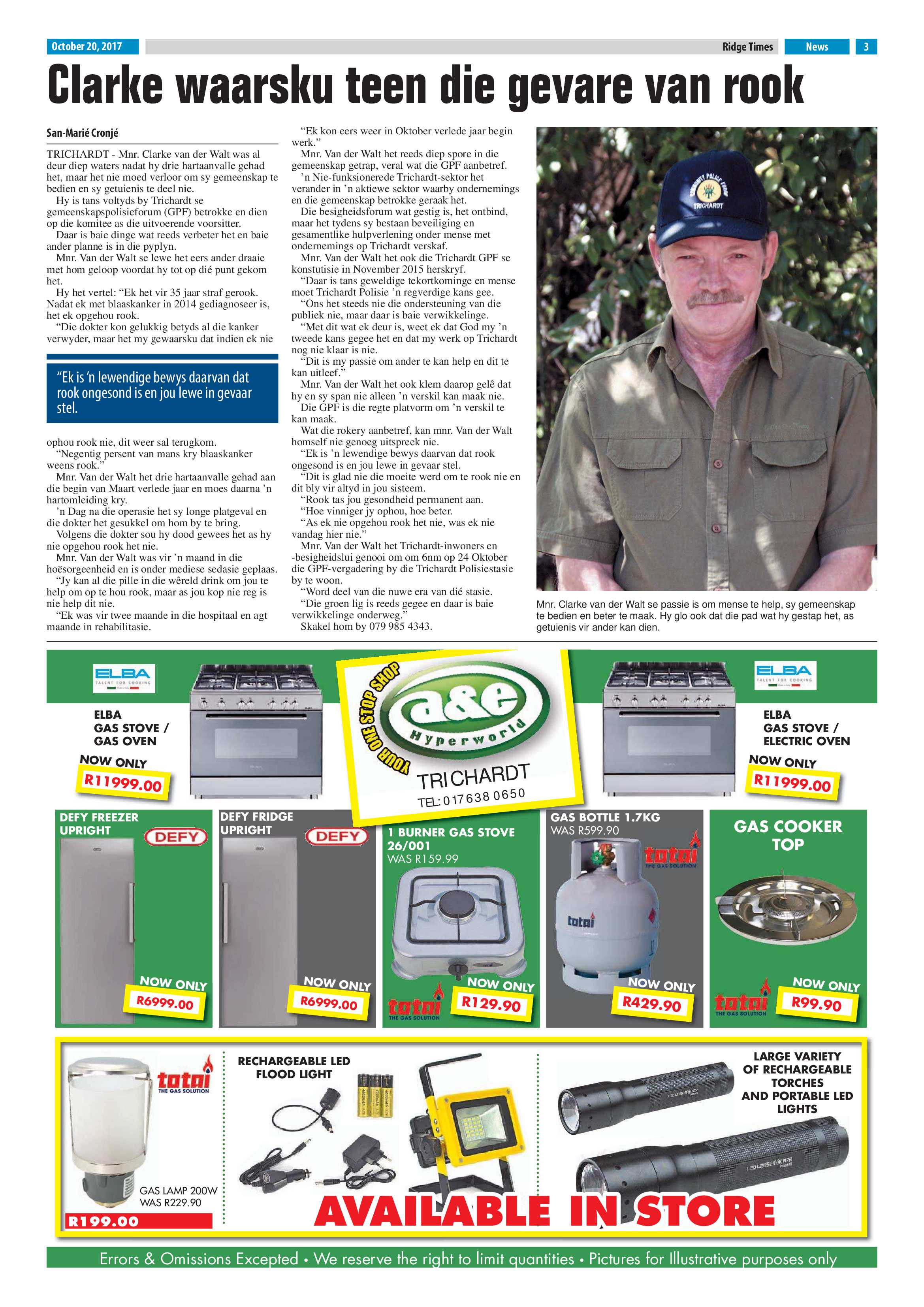 Ridge Times, 20 October 2017 page 3