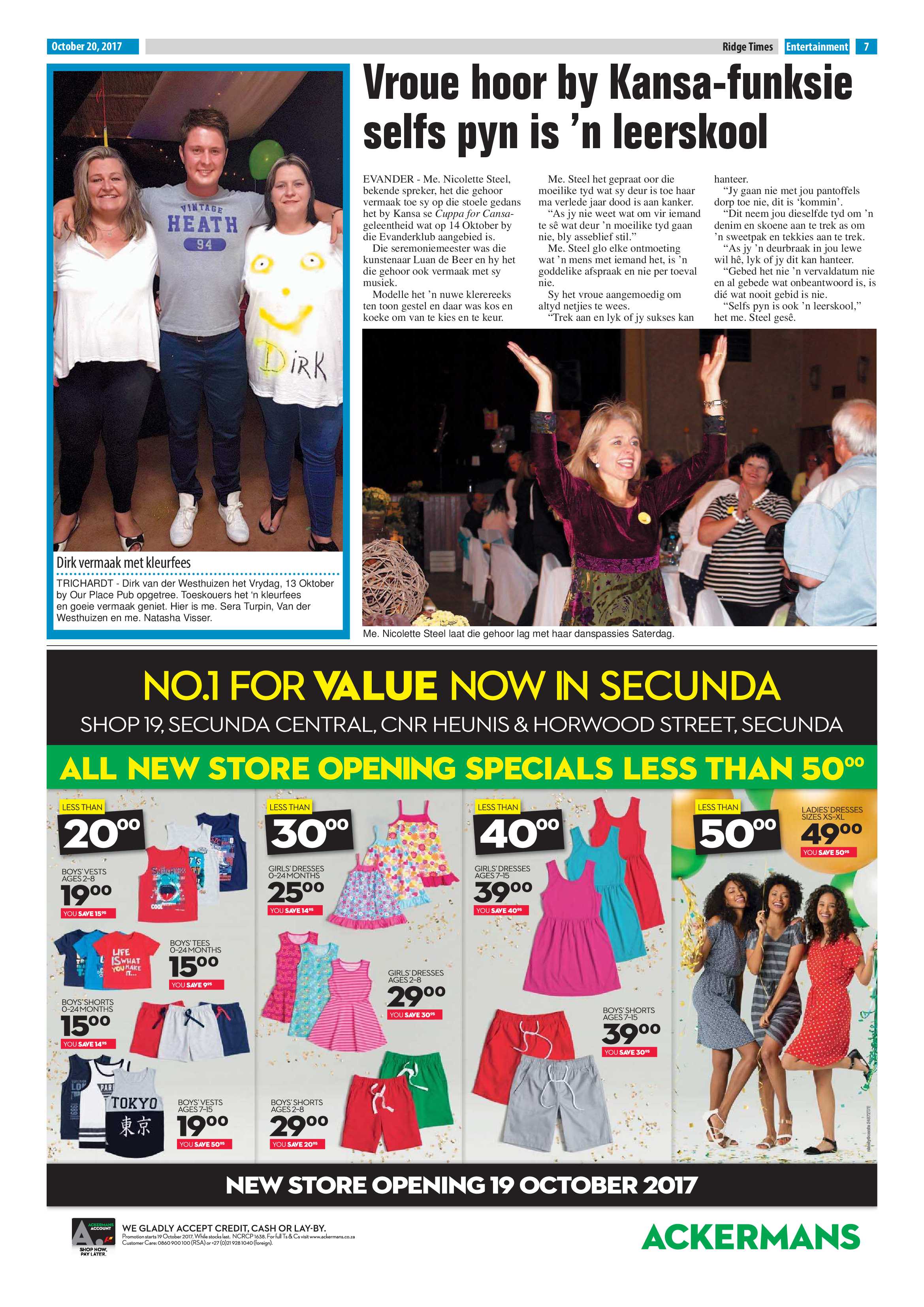 Ridge Times, 20 October 2017 page 7