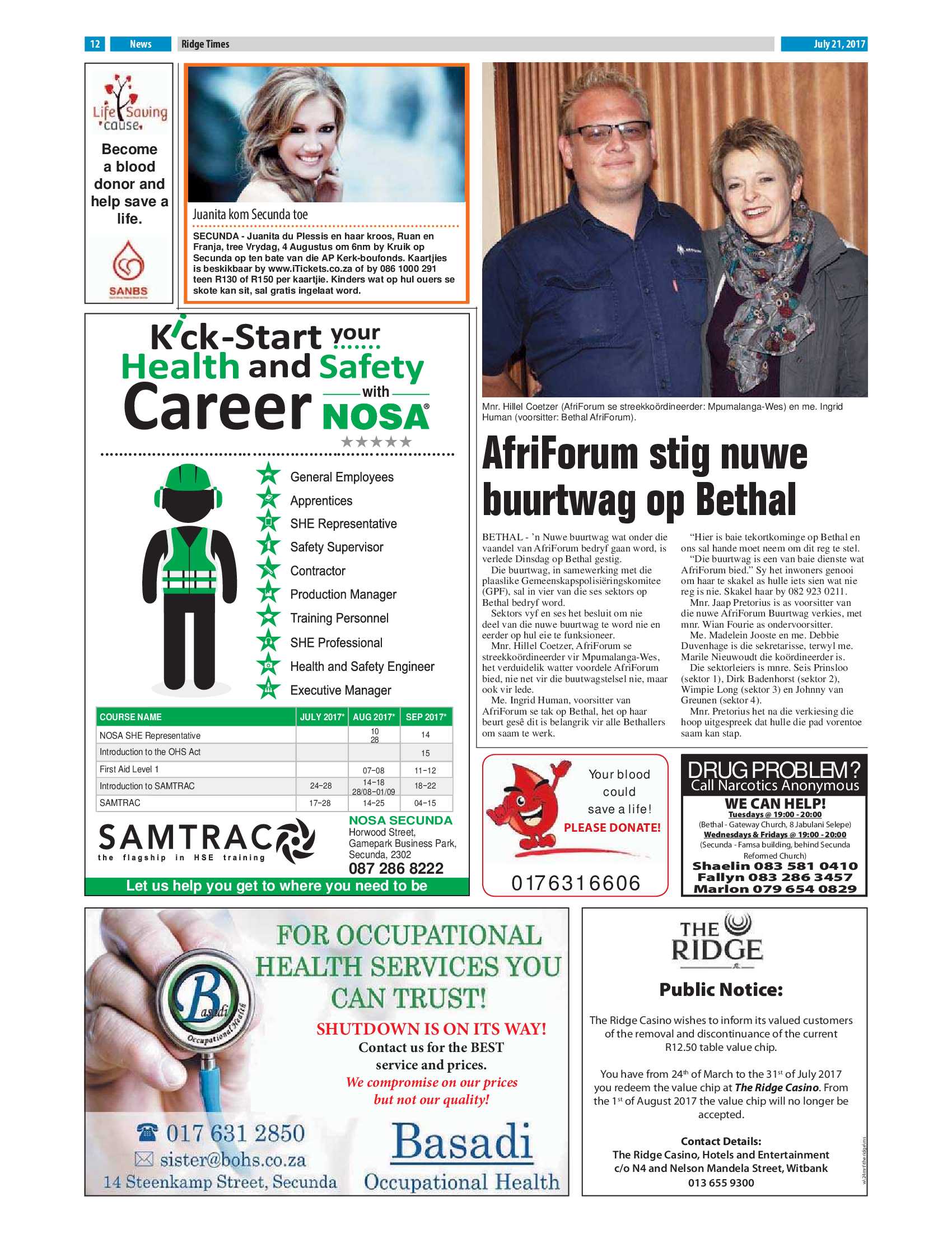 Ridge Times, 21 July 2017 page 12