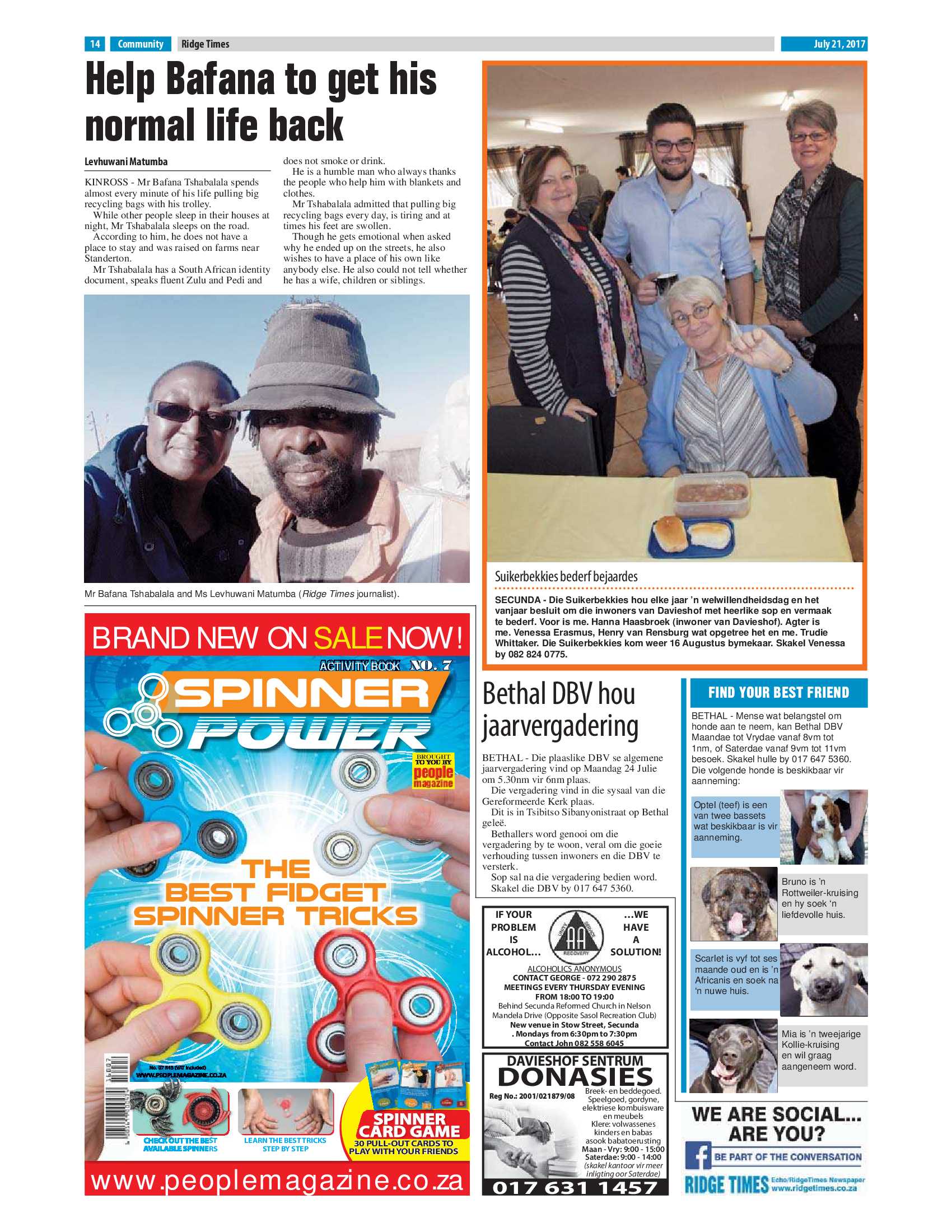 Ridge Times, 21 July 2017 page 14