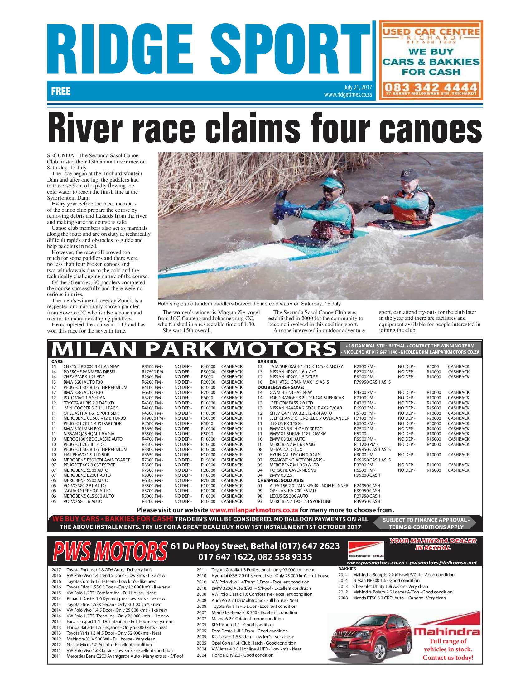 Ridge Times, 21 July 2017 page 24