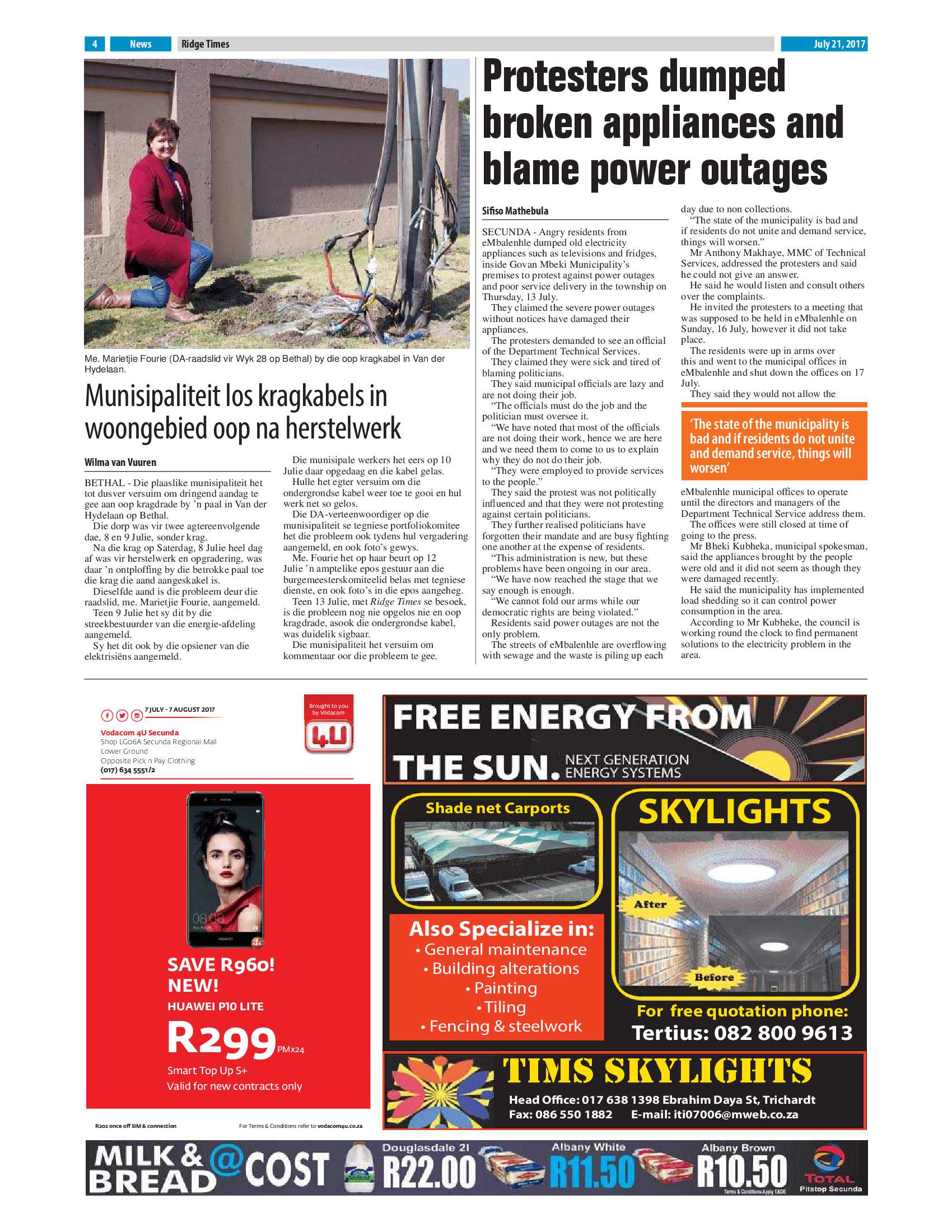 Ridge Times, 21 July 2017 page 4