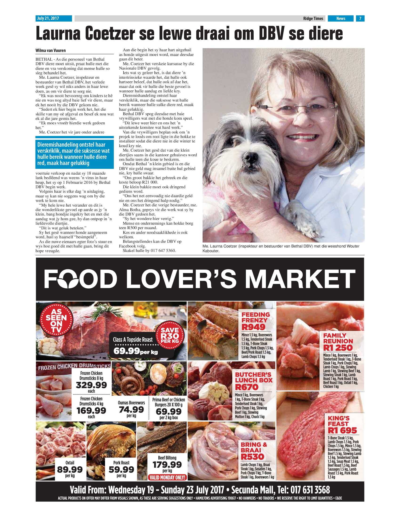 Ridge Times, 21 July 2017 page 7