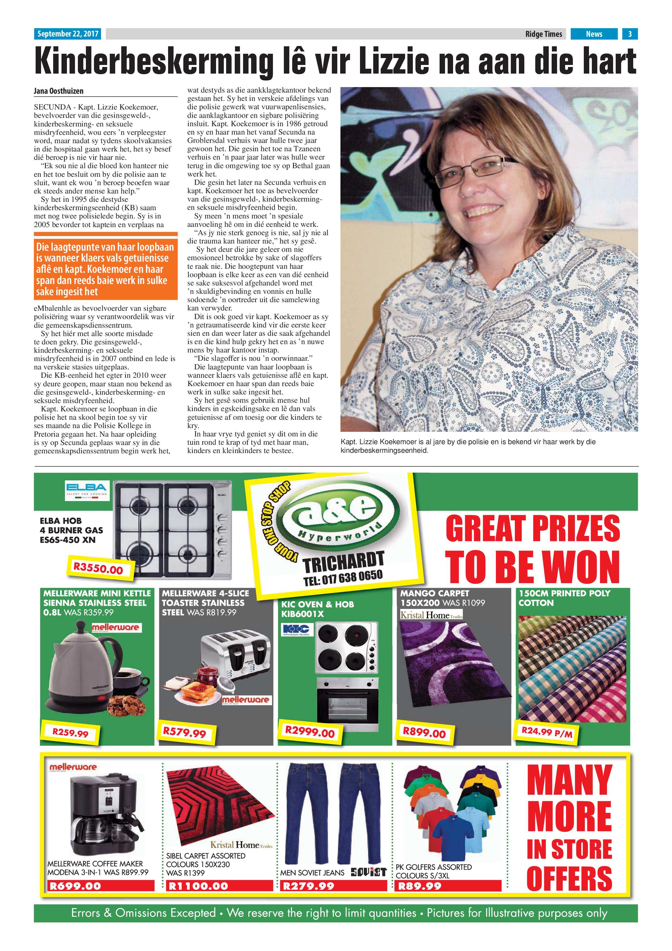 Ridge Times, 22 September 2017 page 3