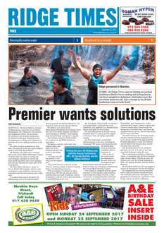 Ridge Times, 22 September 2017
