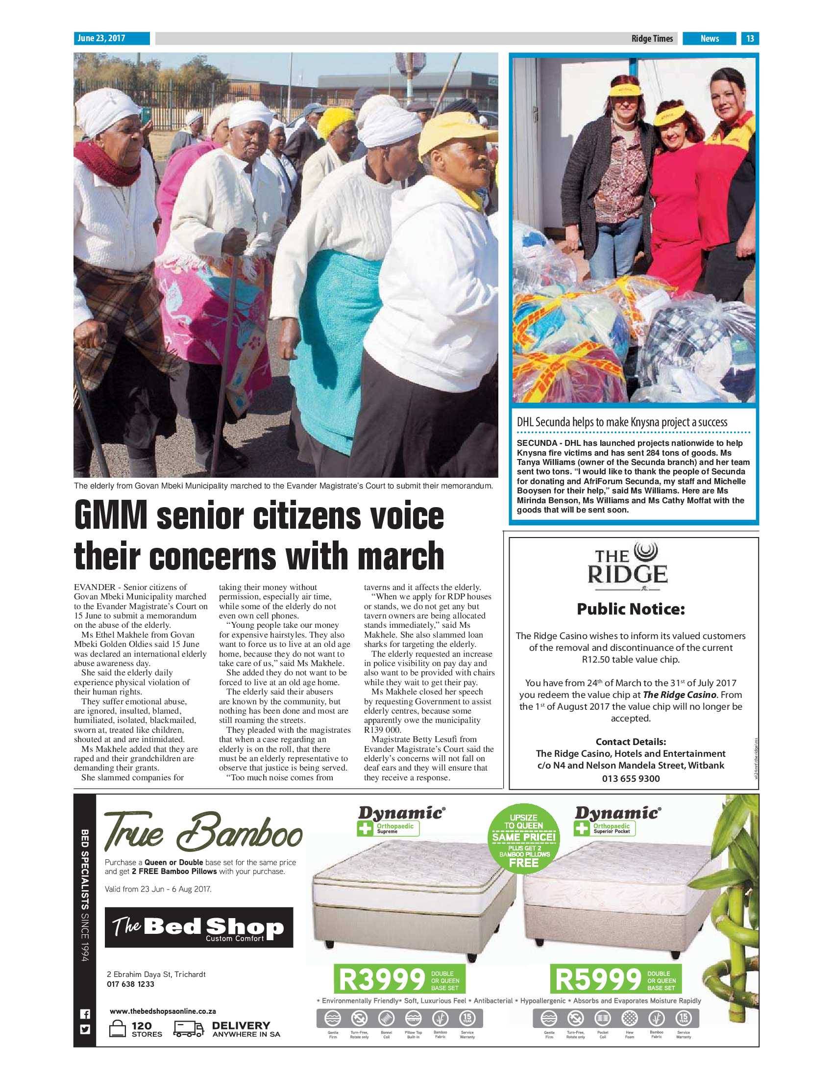 Ridge Times, 23 June 2017 page 13