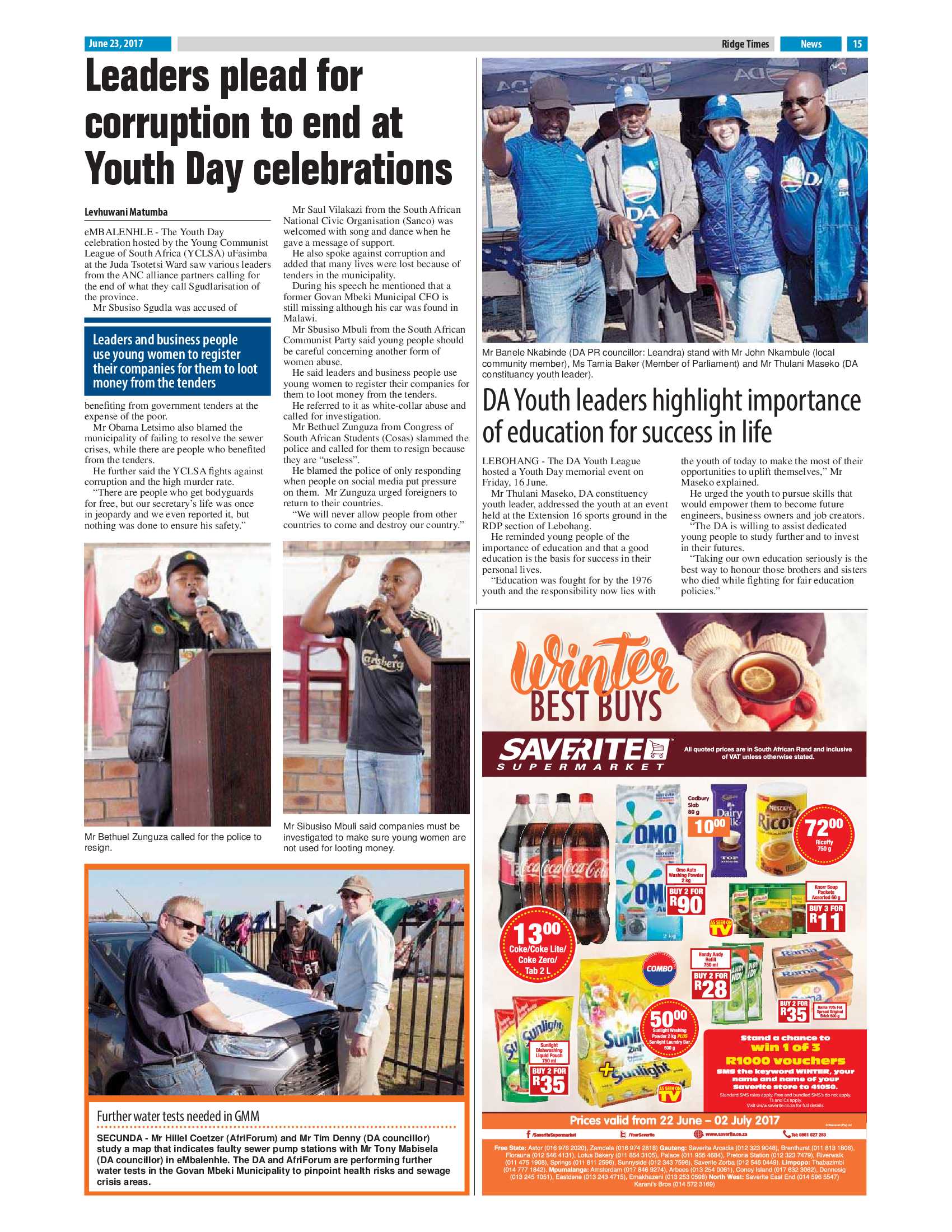 Ridge Times, 23 June 2017 page 15