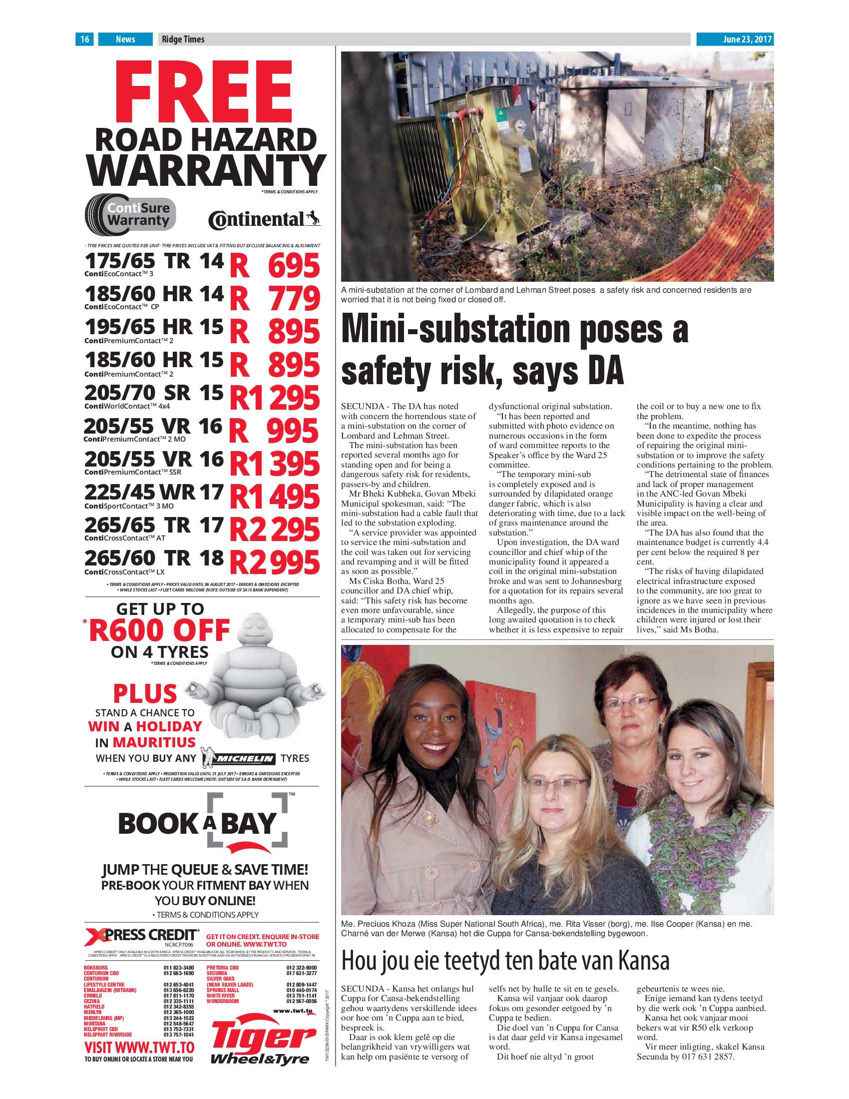 Ridge Times, 23 June 2017 page 16