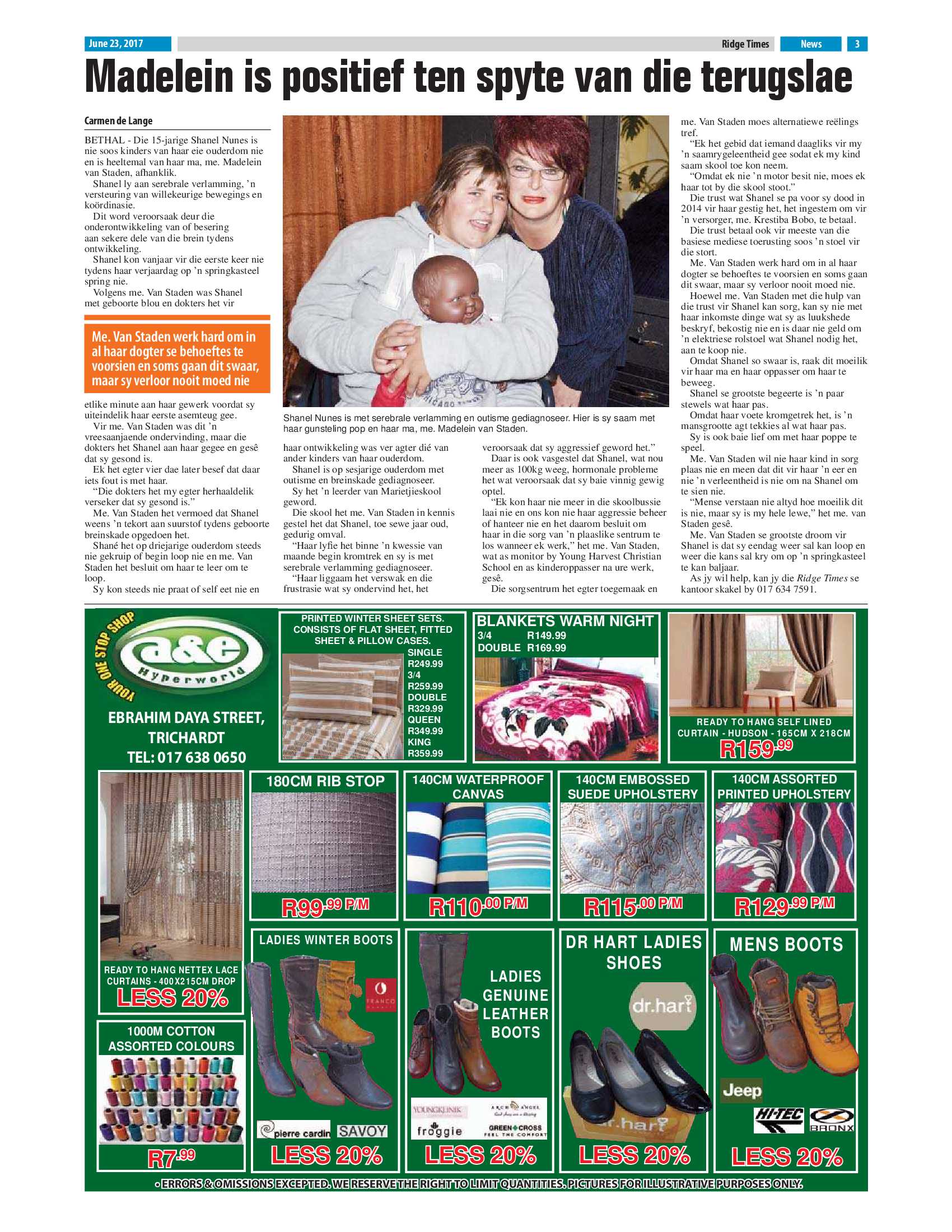 Ridge Times, 23 June 2017 page 3