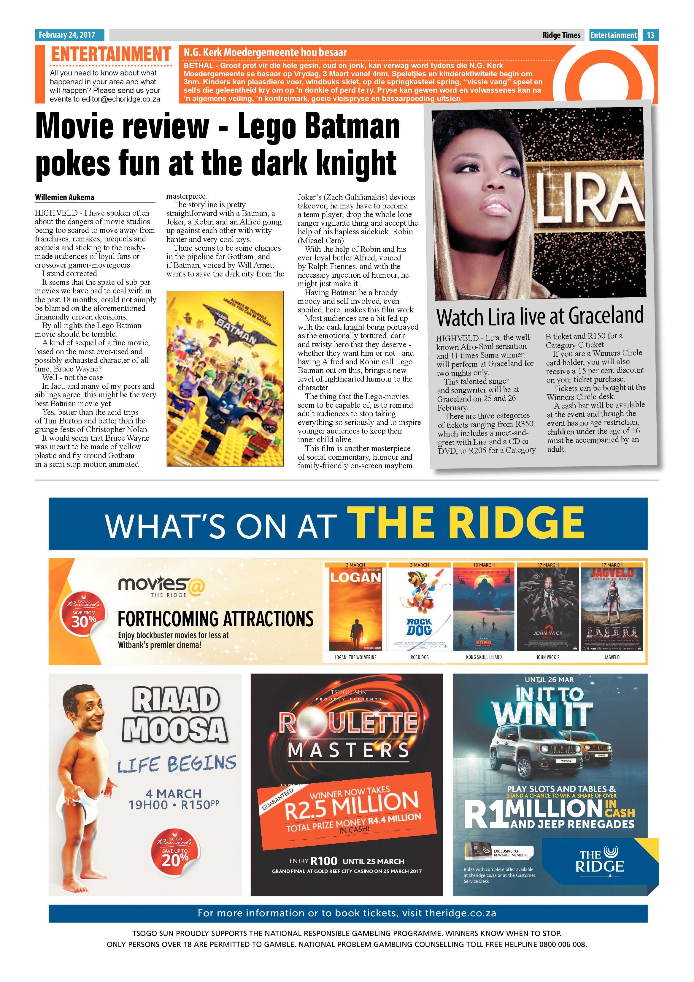 Ridge Times, 24 February 2017 page 13