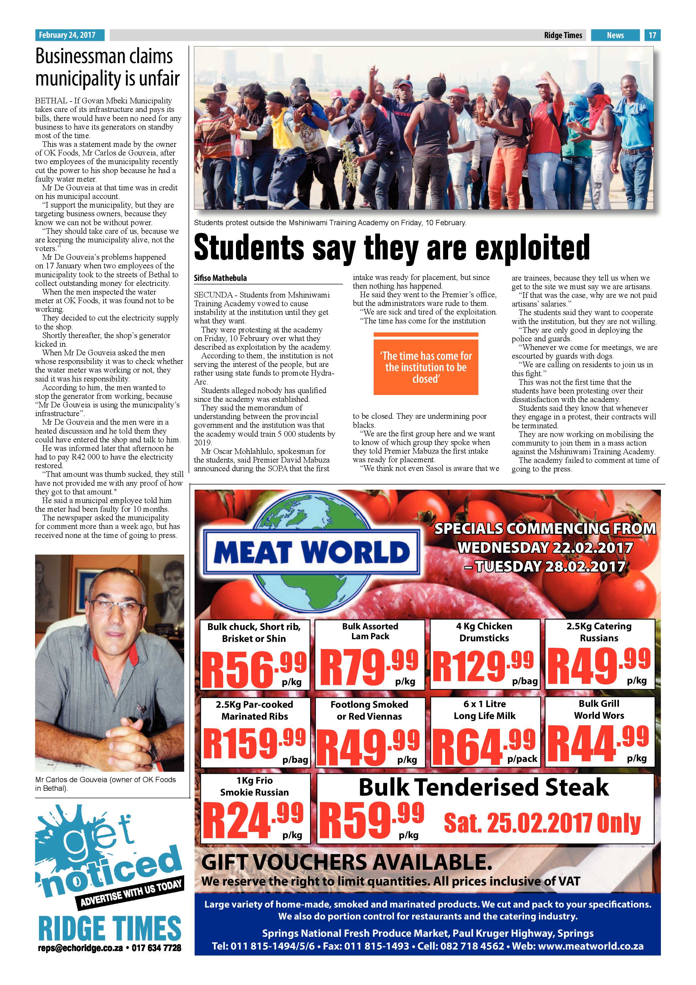 Ridge Times, 24 February 2017 page 17